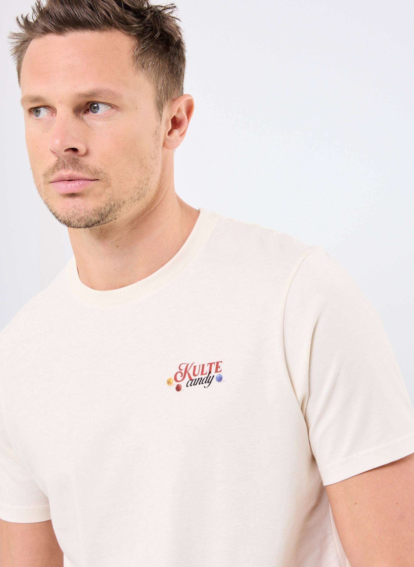 Tee-shirts manches courtes TS KANDY homme blanc Kulte Tee-shirts manches courtes TS KANDY homme blanc OFF WHITE