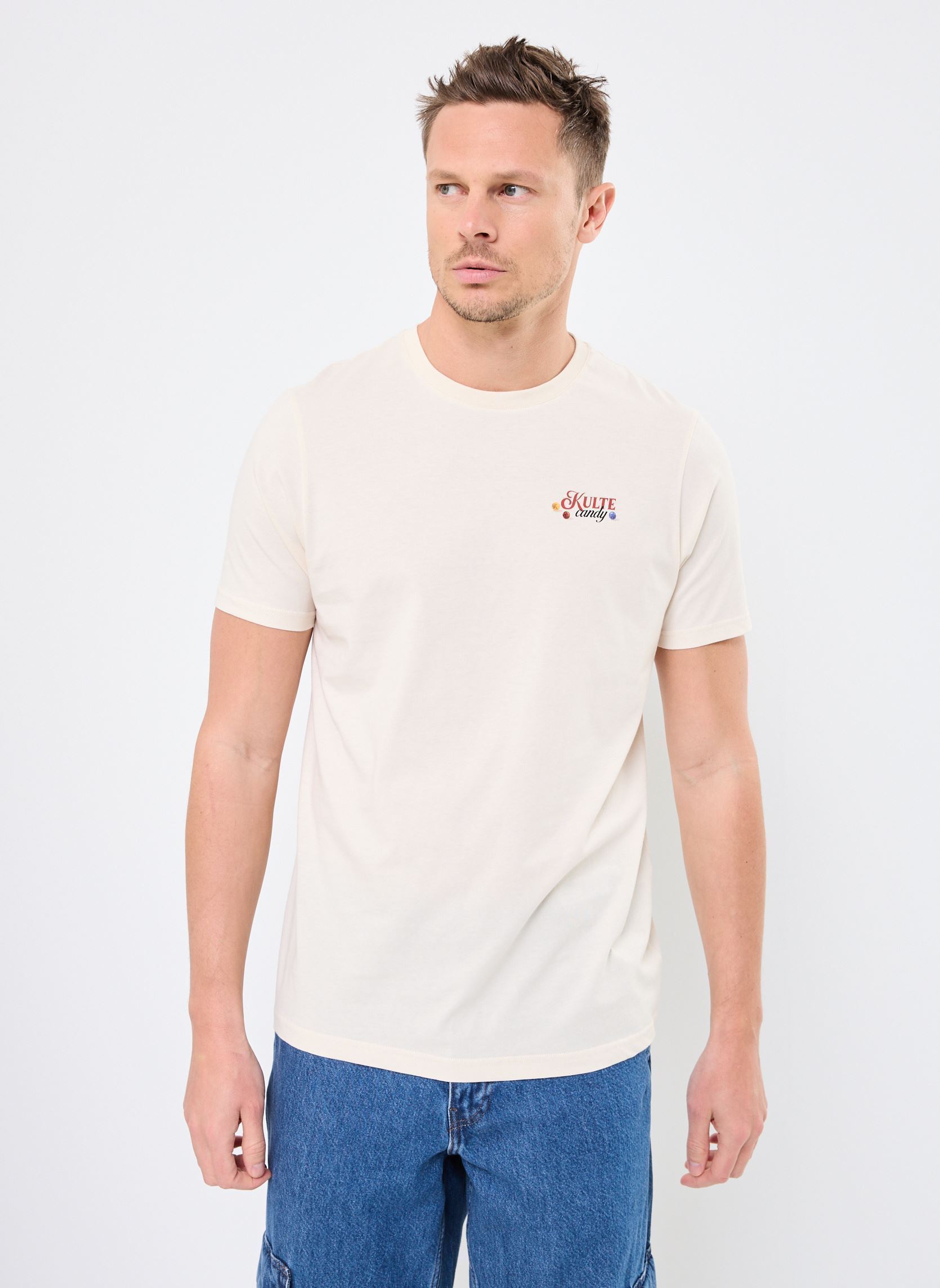 Tee-shirts manches courtes TS KANDY homme blanc Kulte Tee-shirts manches courtes TS KANDY homme blanc OFF WHITE