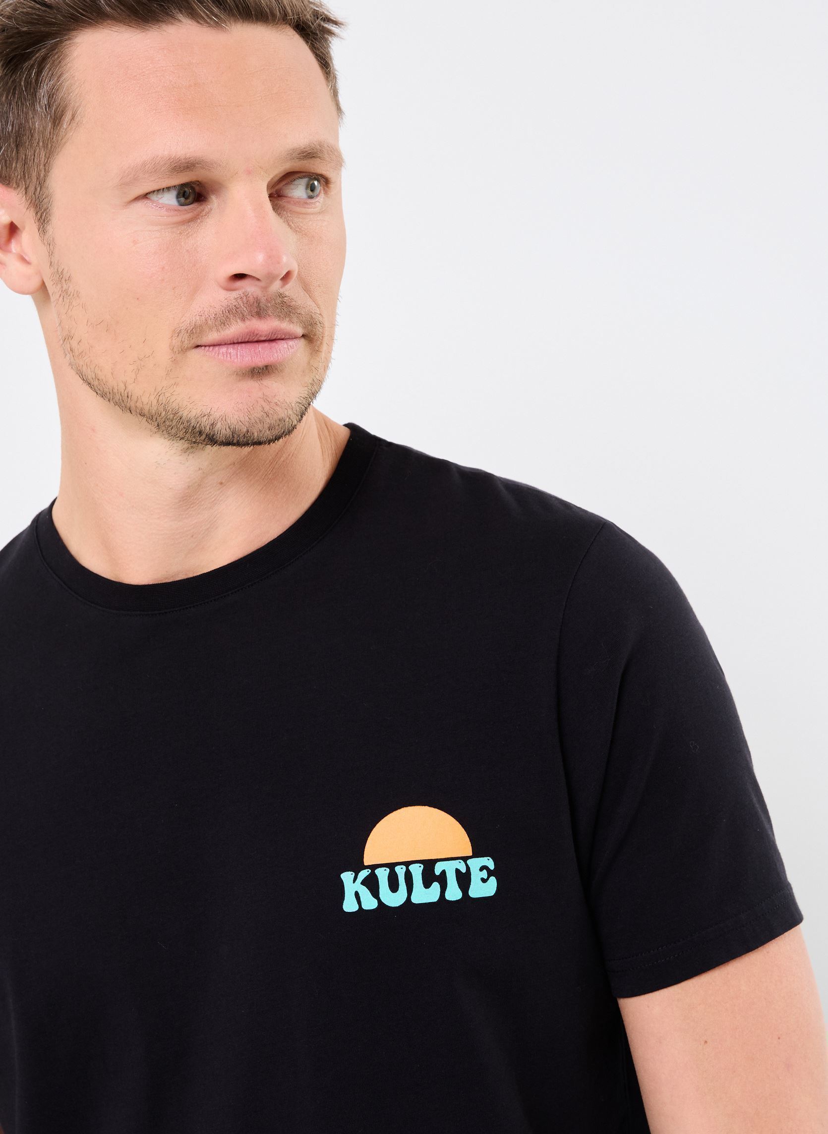 Tee-shirts manches courtes TS PLAYA homme noir Kulte Tee-shirts manches courtes TS PLAYA homme noir BLACK