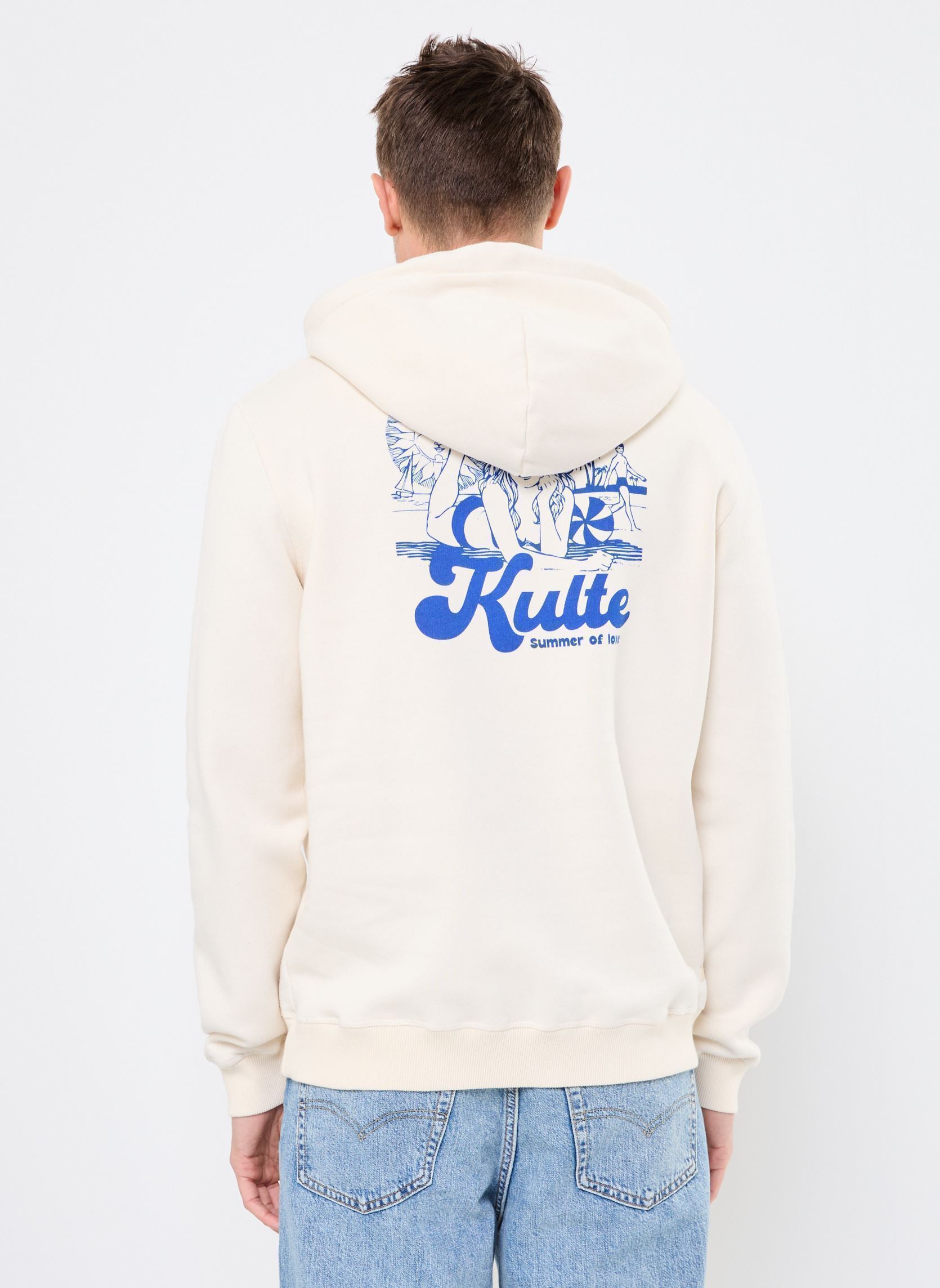 Sweats à capuche HOODIE LOVE homme blanc Kulte Sweats à capuche HOODIE LOVE homme blanc OFF WHITE