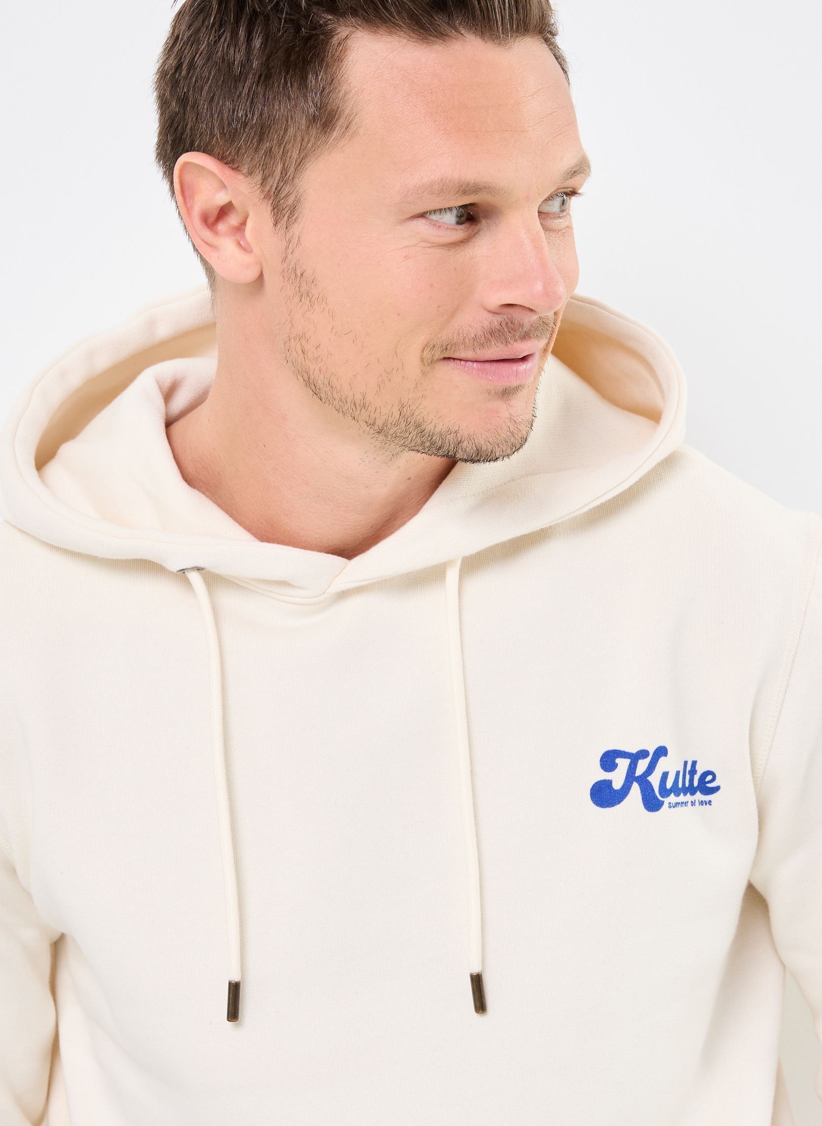 Sweats à capuche HOODIE LOVE homme blanc Kulte Sweats à capuche HOODIE LOVE homme blanc OFF WHITE