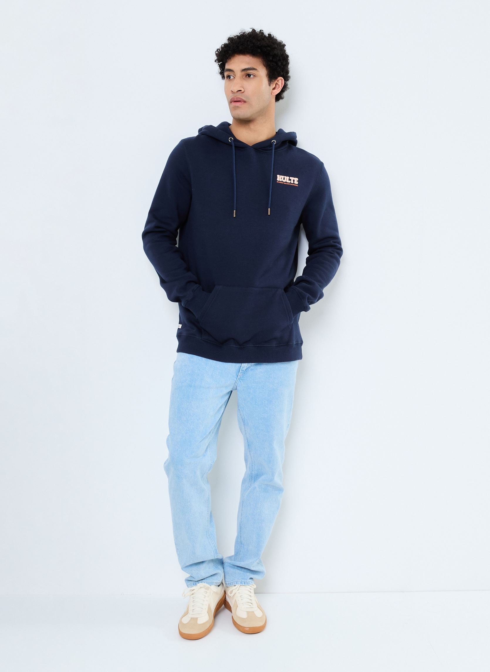 Kapuzenpullover HOODIE TOPLESS 2 herren blau Kulte Kapuzenpullover HOODIE TOPLESS 2 herren blau NAVY