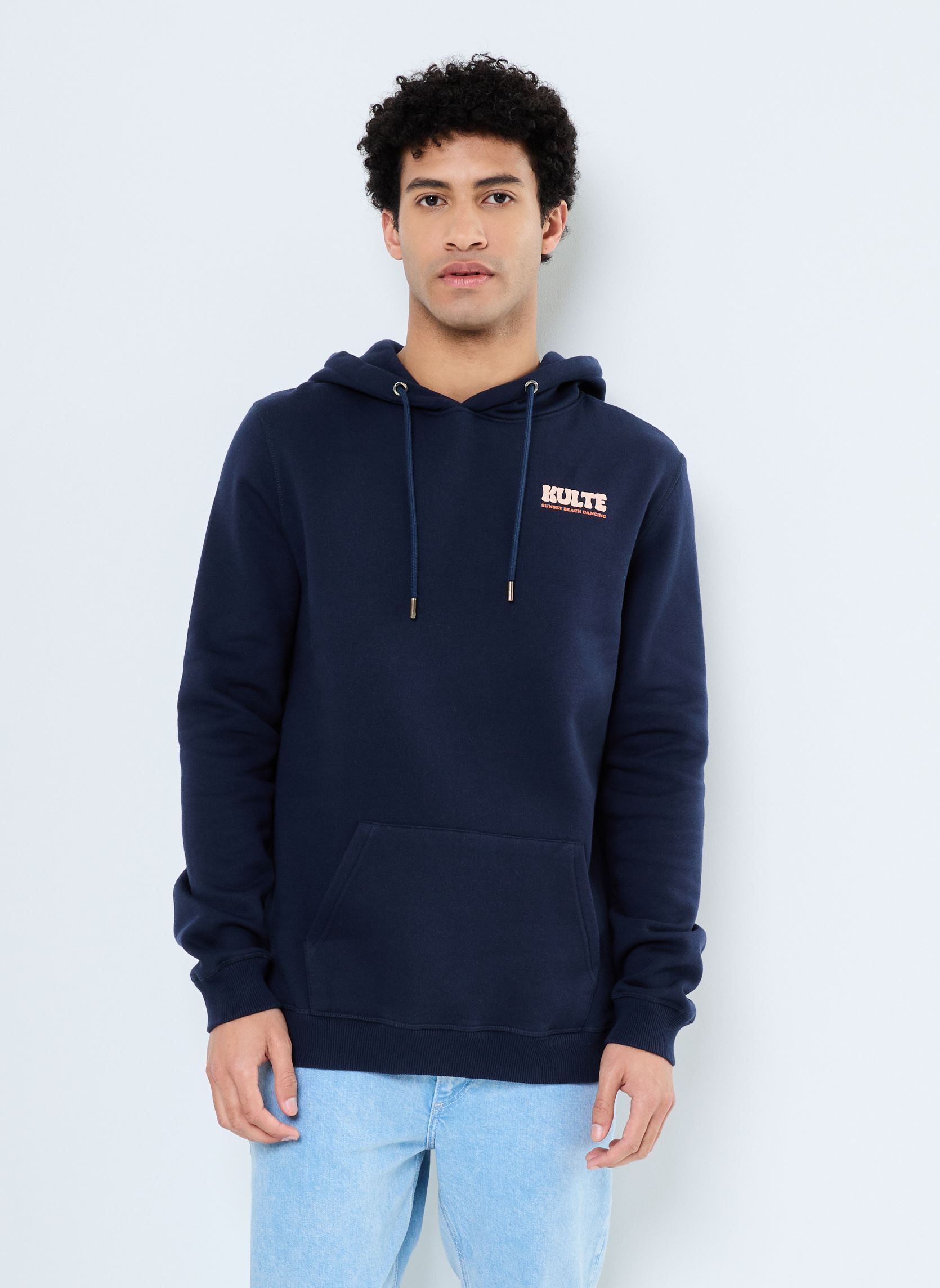 Kapuzenpullover HOODIE TOPLESS 2 herren blau Kulte Kapuzenpullover HOODIE TOPLESS 2 herren blau NAVY