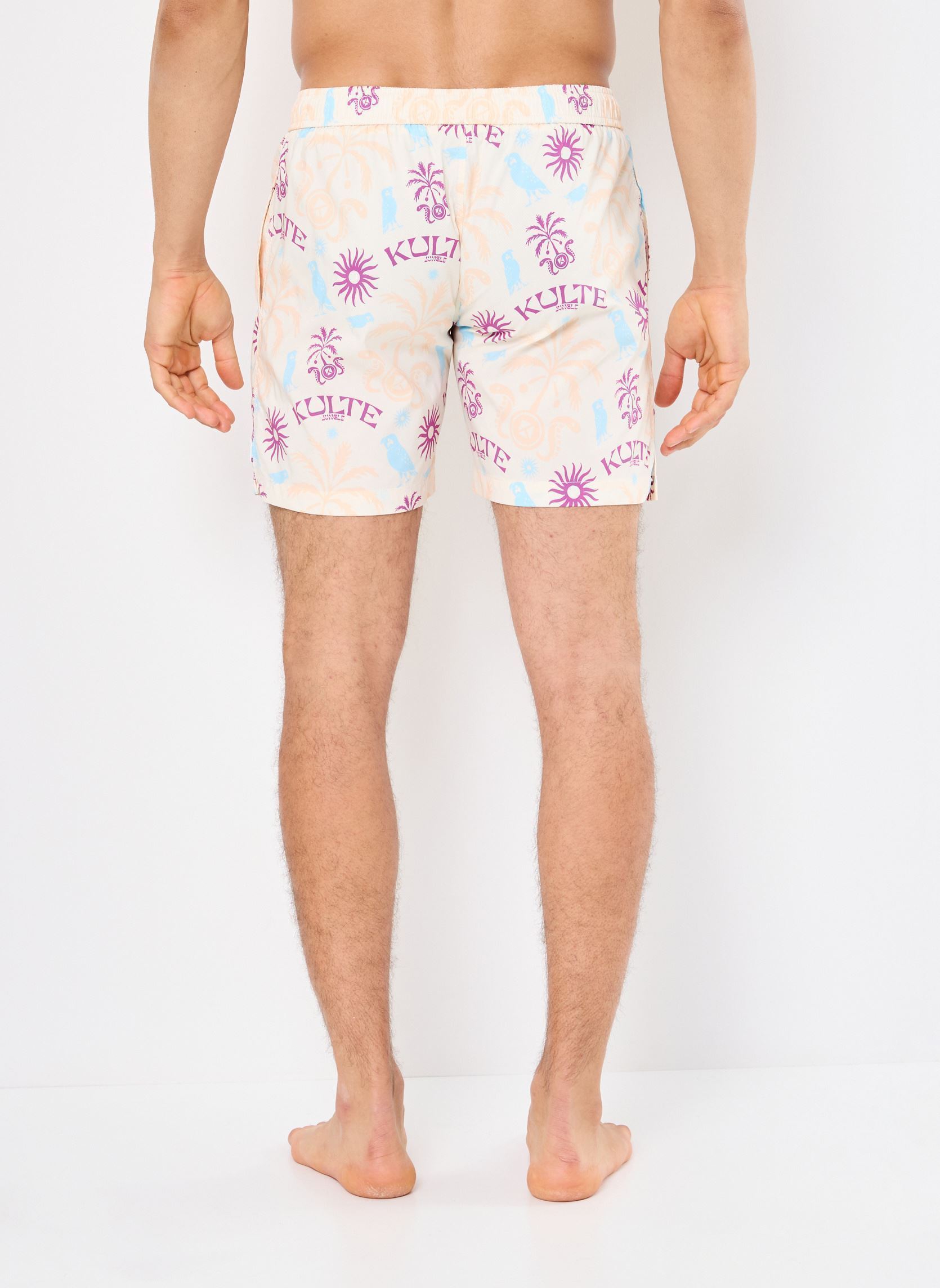 Badeshorts MAILLOT HAWAIEN herren weiß Kulte Badeshorts MAILLOT HAWAIEN herren weiß COCO