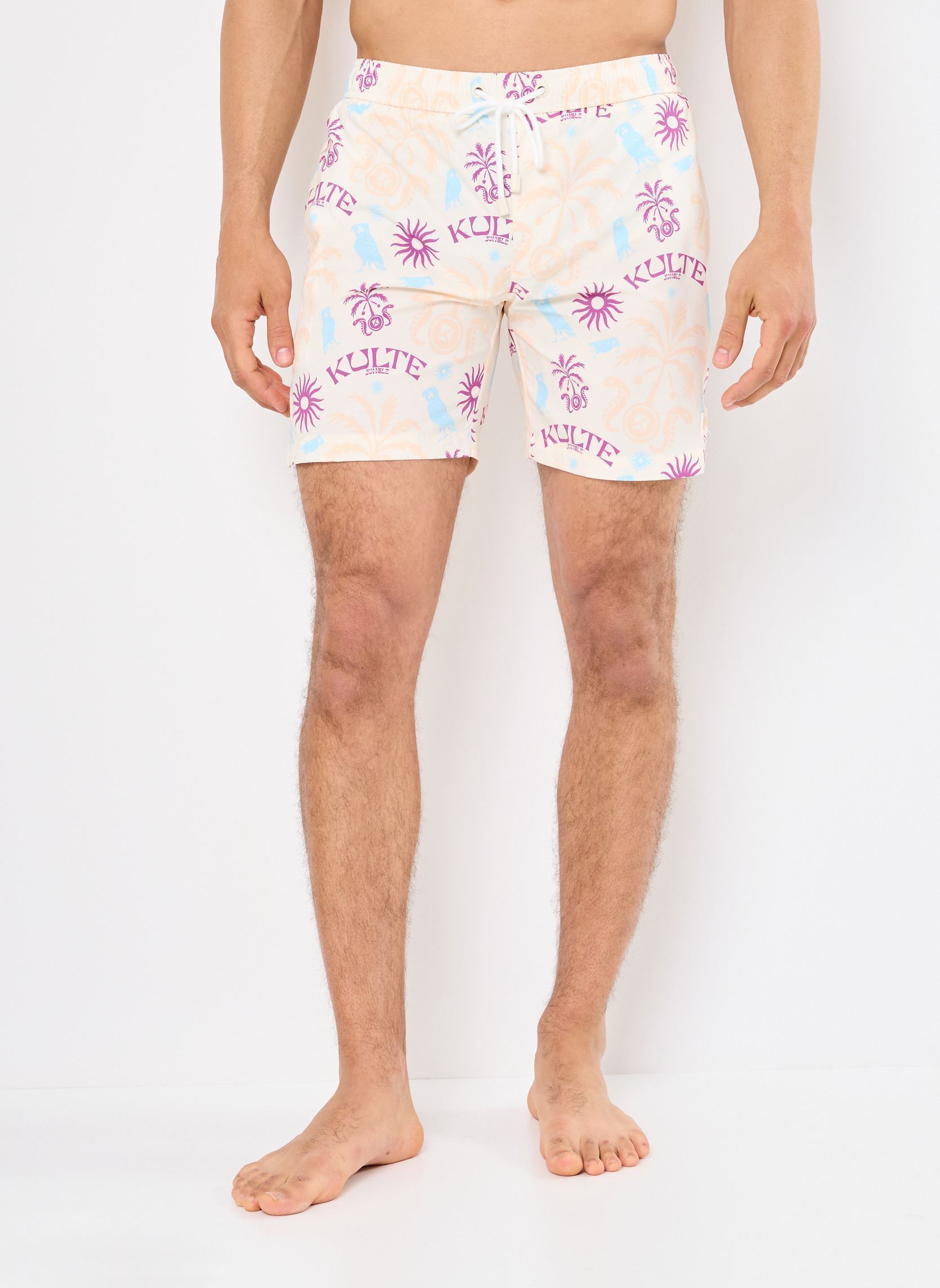 Badeshorts MAILLOT HAWAIEN herren weiß Kulte Badeshorts MAILLOT HAWAIEN herren weiß COCO