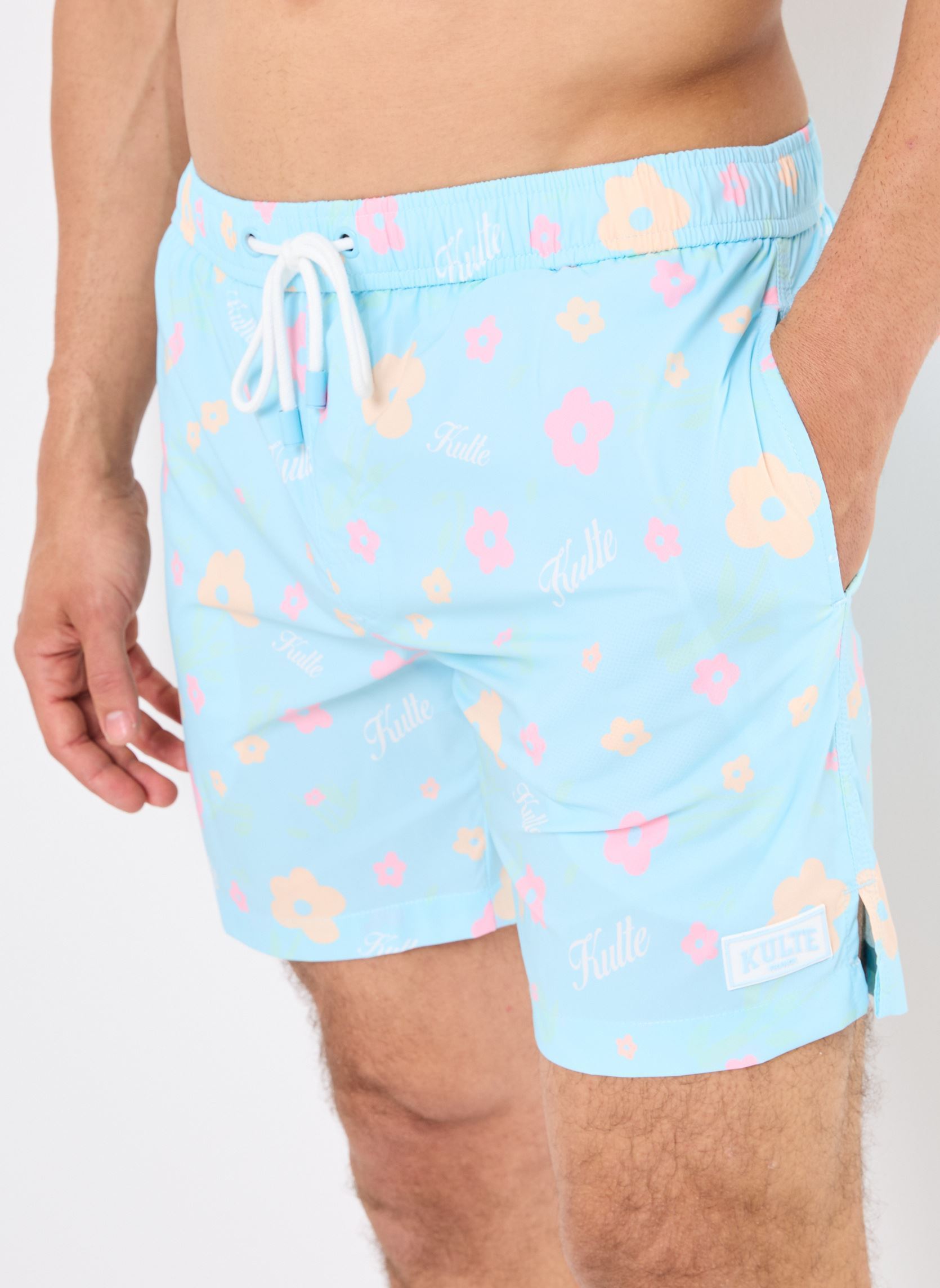 Shorts de bain MAILLOT HAWAIEN homme bleu Kulte Shorts de bain MAILLOT HAWAIEN homme bleu FLOWER