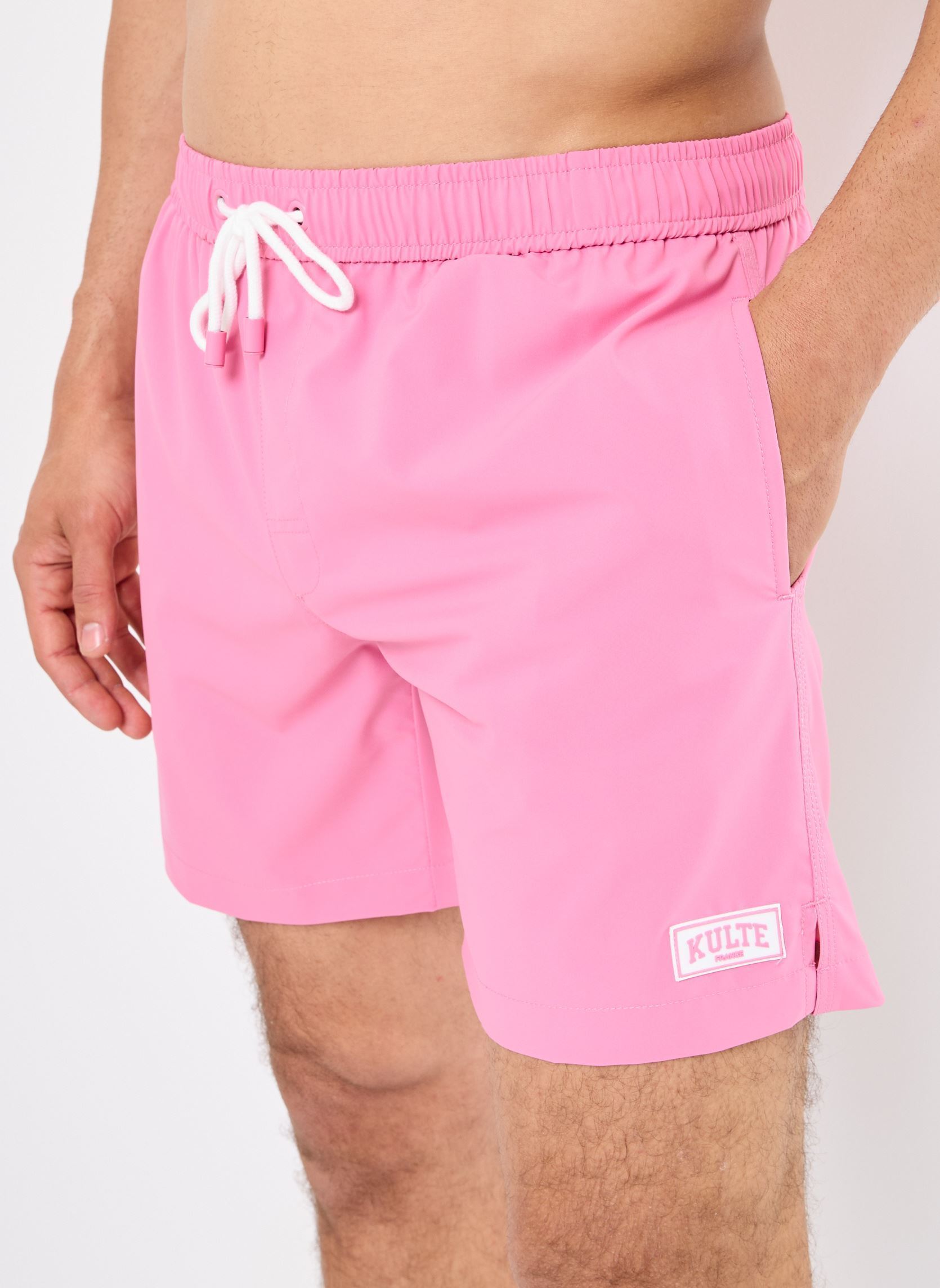 Shorts de bain LE CALIFORNIA homme rose Kulte Shorts de bain LE CALIFORNIA homme rose RAISIN