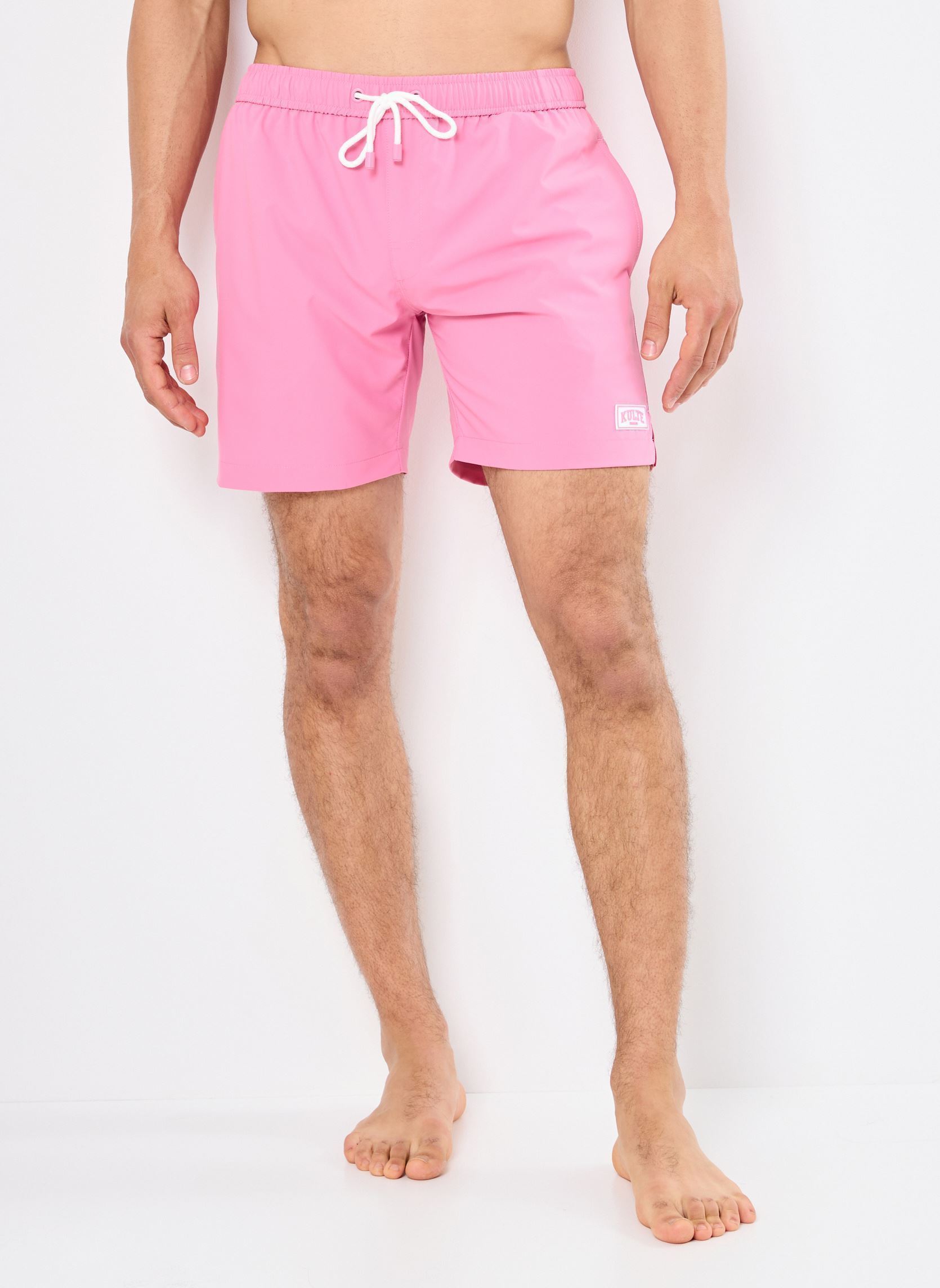 Shorts de bain LE CALIFORNIA homme rose Kulte Shorts de bain LE CALIFORNIA homme rose RAISIN