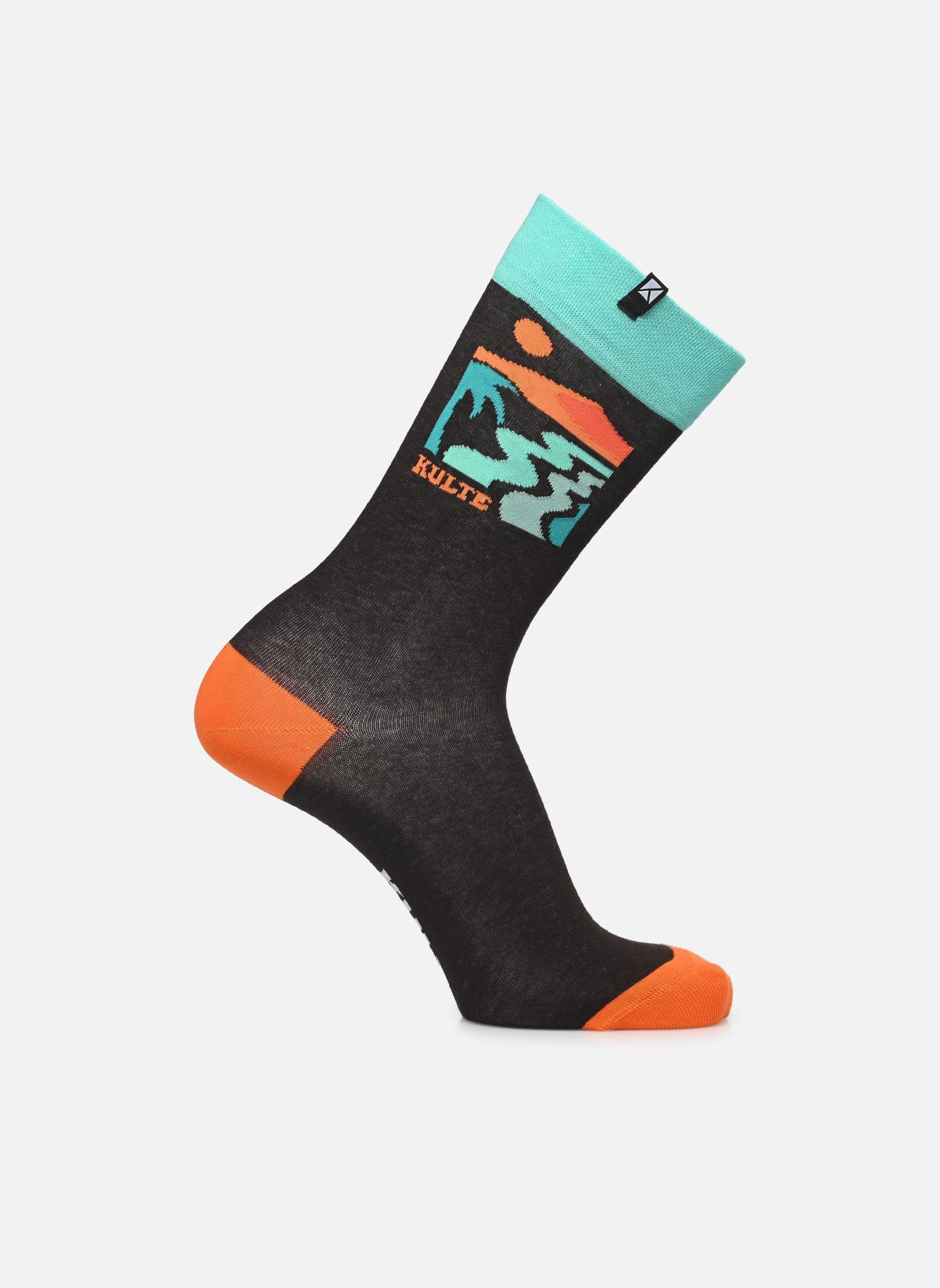 Chaussettes CHAUSSETTE MOTIF noir Kulte Chaussettes CHAUSSETTE MOTIF noir COCO PALM