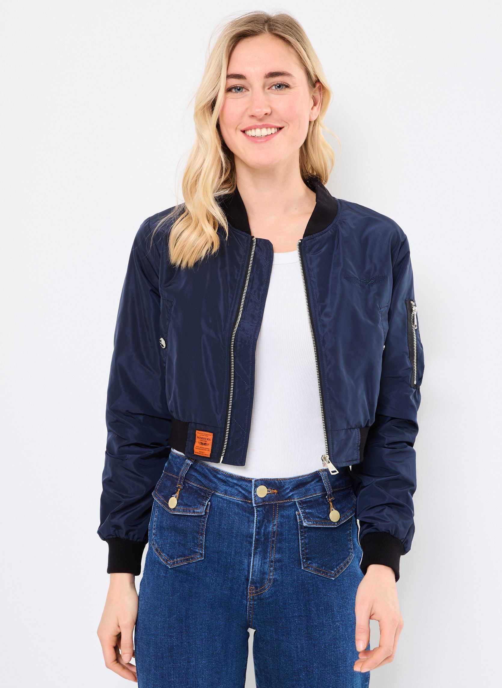 Giubbotti MA102 Women donna blu Bombers Original Giubbotti MA102 Women donna blu NAVY