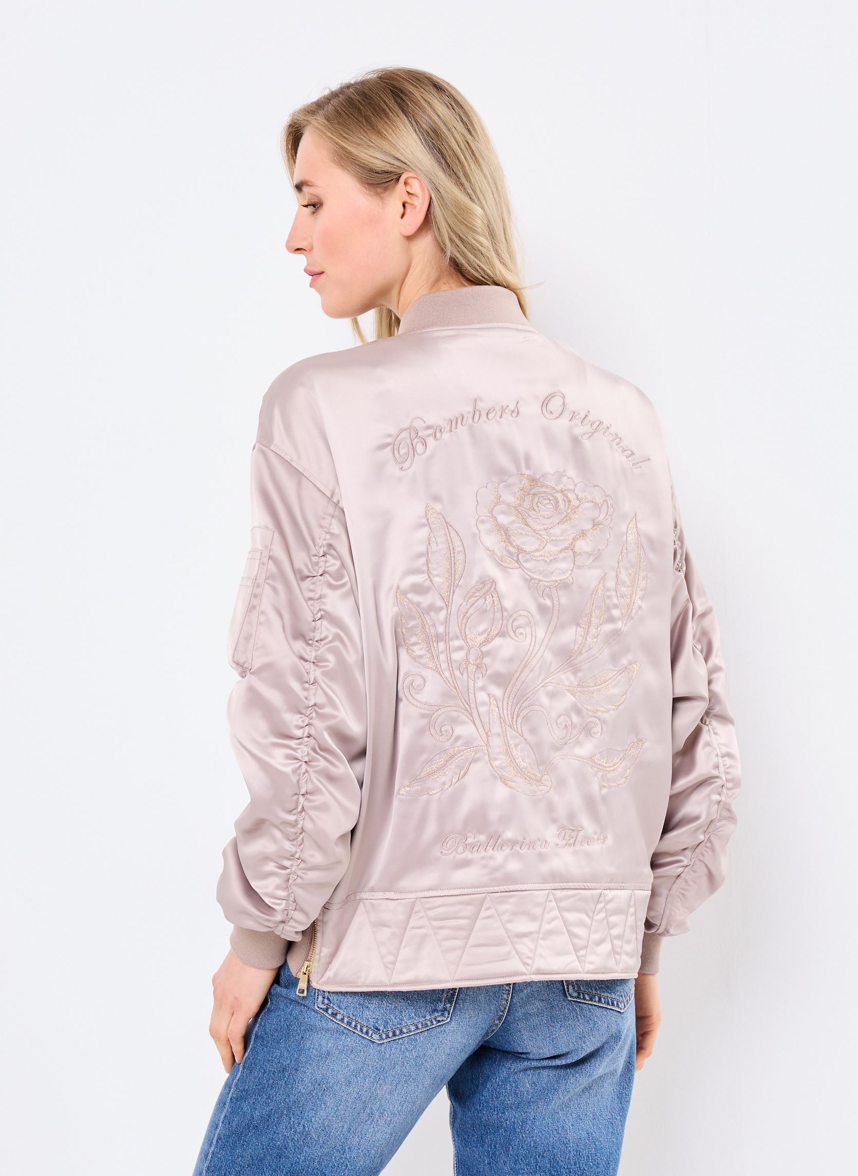 Blousons KANSAS-WOMEN femme beige Bombers Original Blousons KANSAS-WOMEN femme beige TAUPE