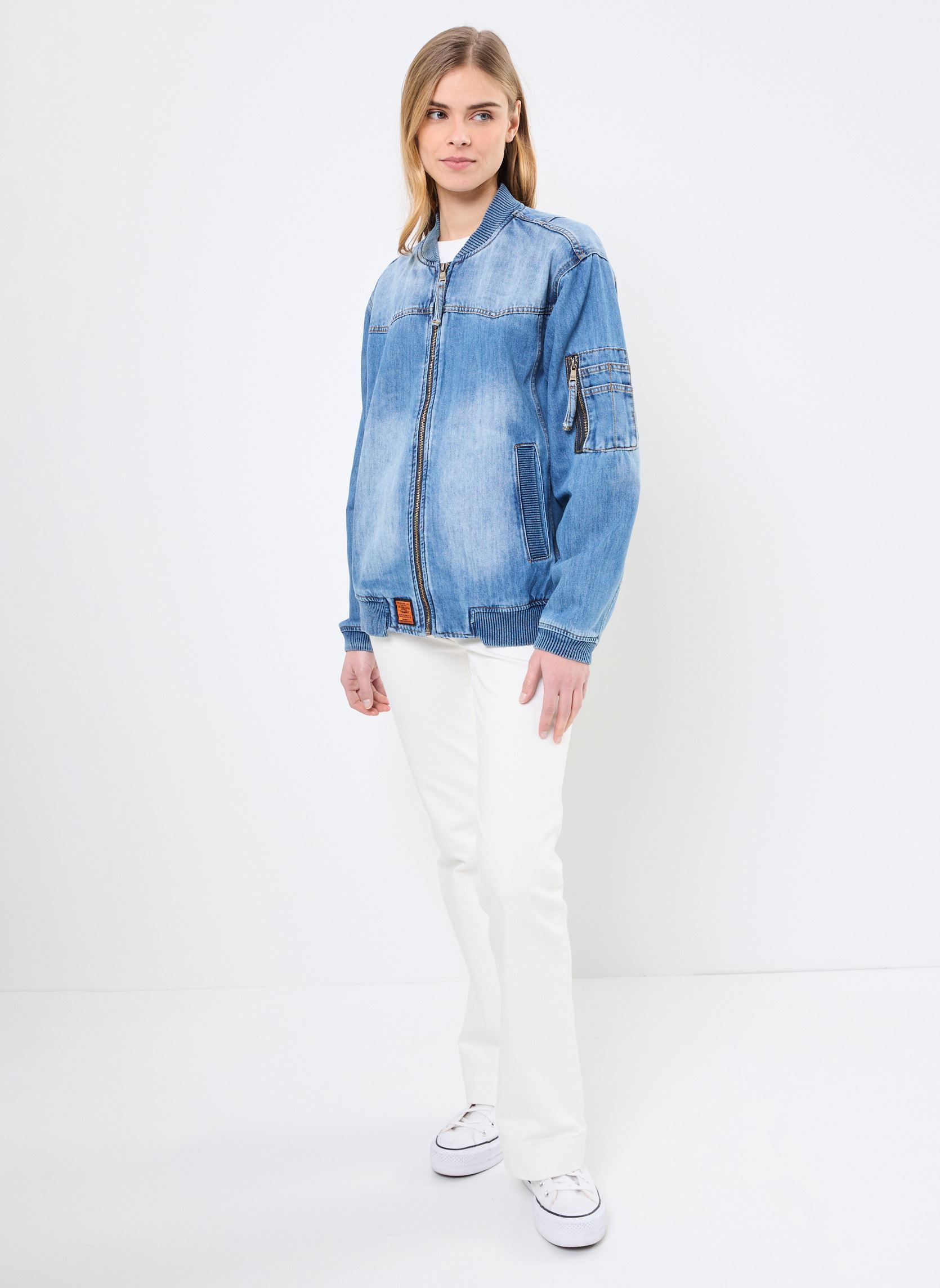 Chaquetas vaqueras CELESTE WOMEN mujer azul Bombers Original Chaquetas vaqueras CELESTE WOMEN mujer azul BLUE