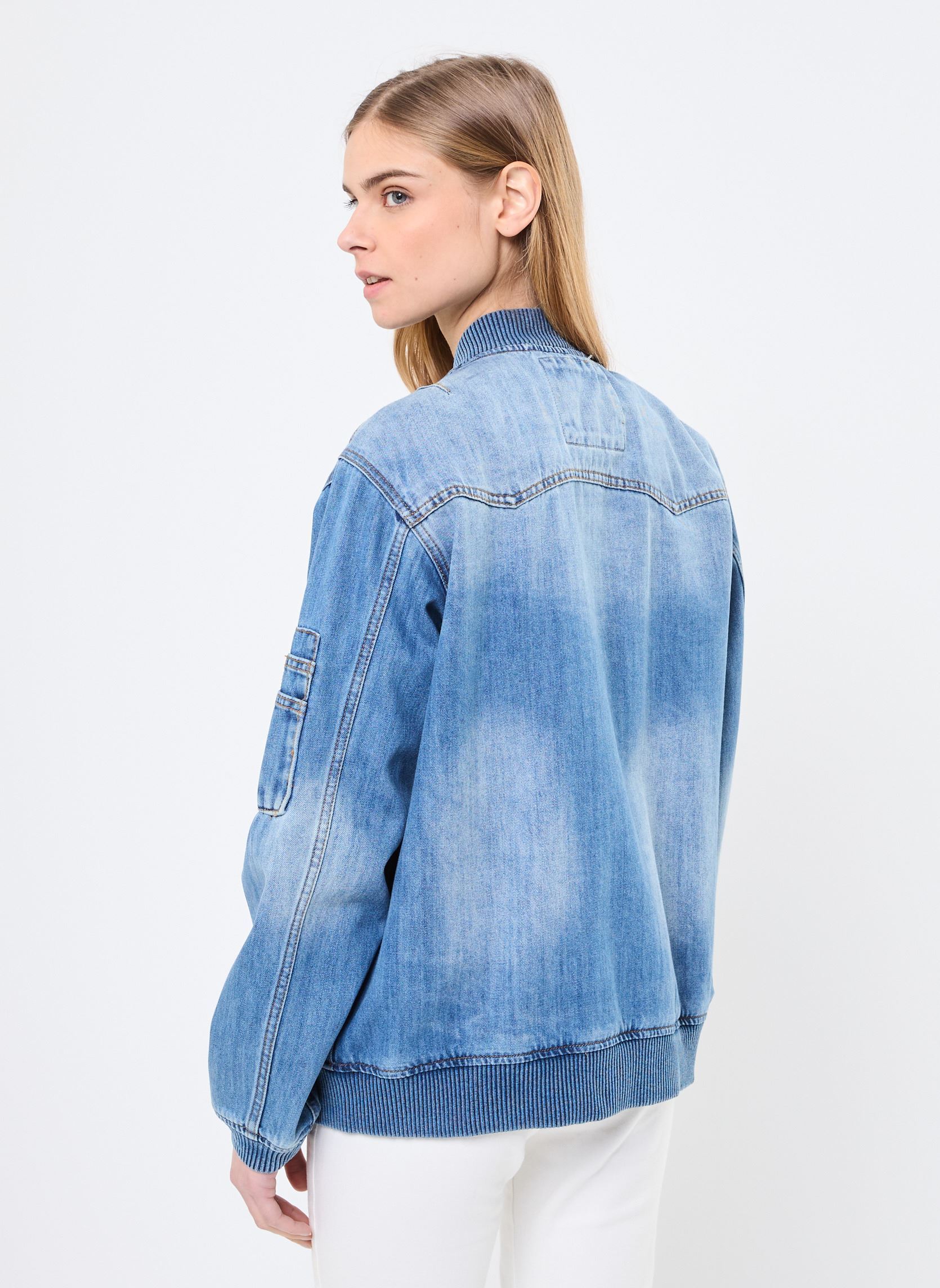 Chaquetas vaqueras CELESTE WOMEN mujer azul Bombers Original Chaquetas vaqueras CELESTE WOMEN mujer azul BLUE