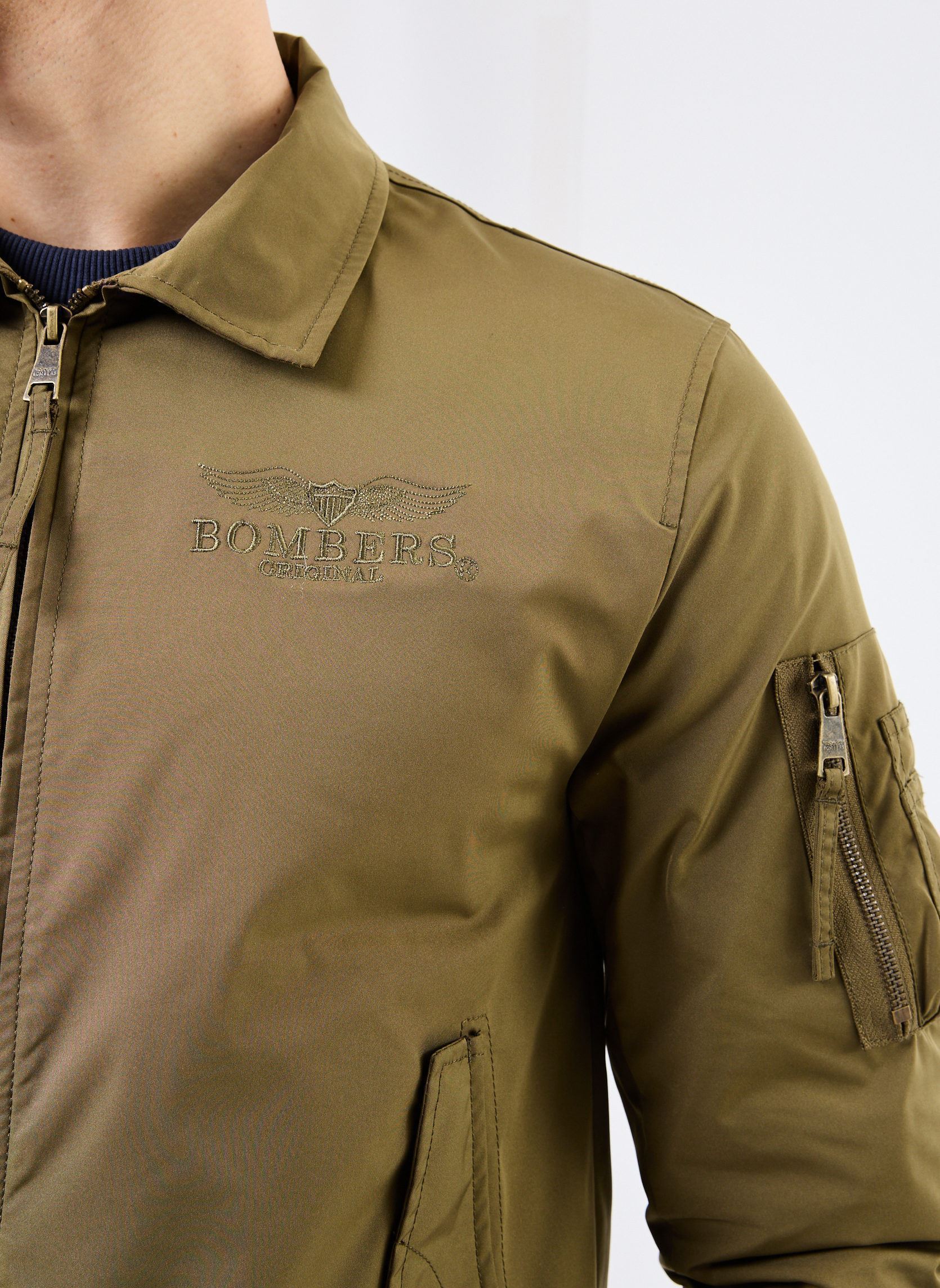 Blousons Hawk Men homme vert Bombers Original Blousons Hawk Men homme vert KAKI