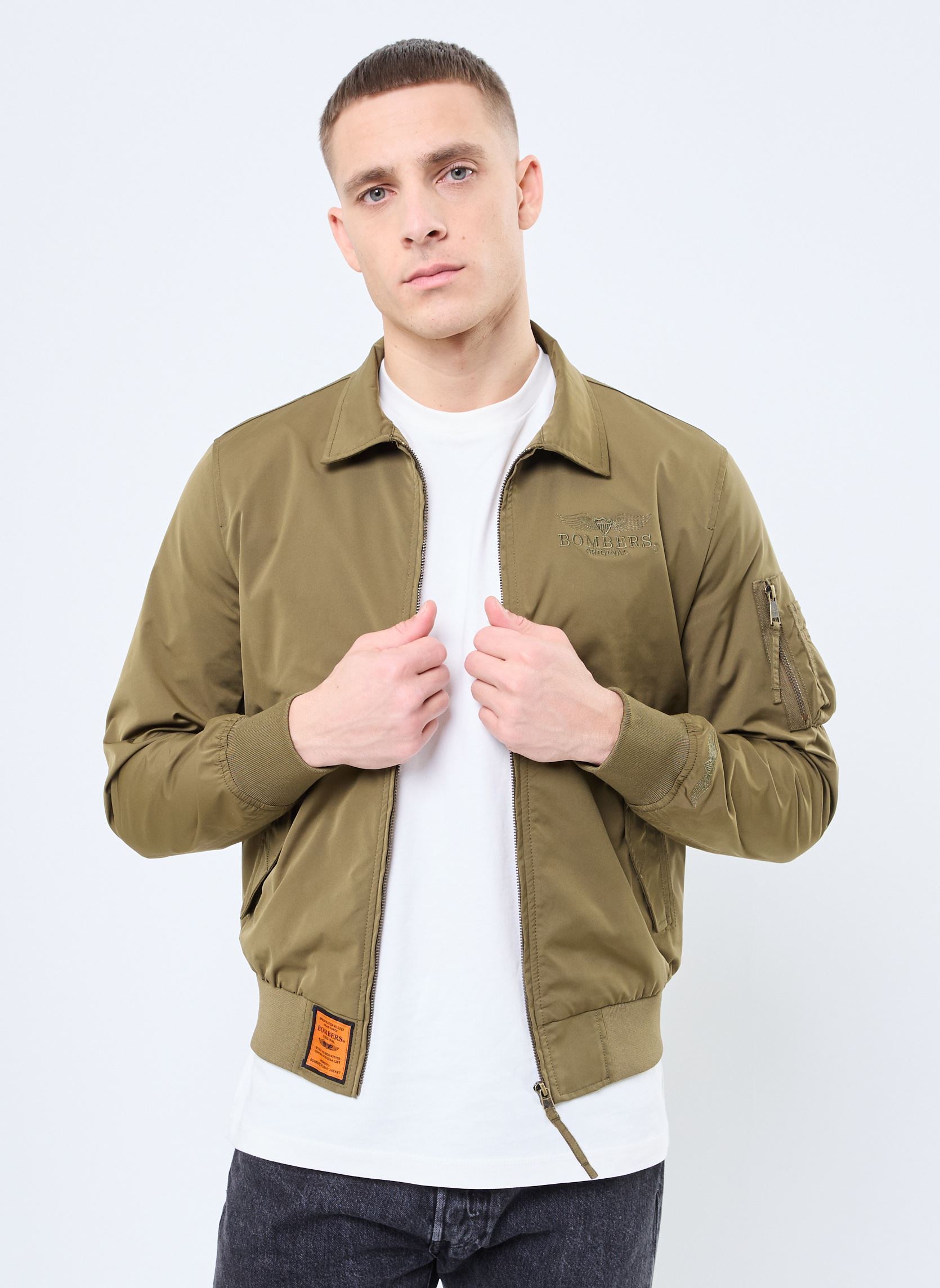 Blousons Hawk Men homme vert Bombers Original Blousons Hawk Men homme vert KAKI