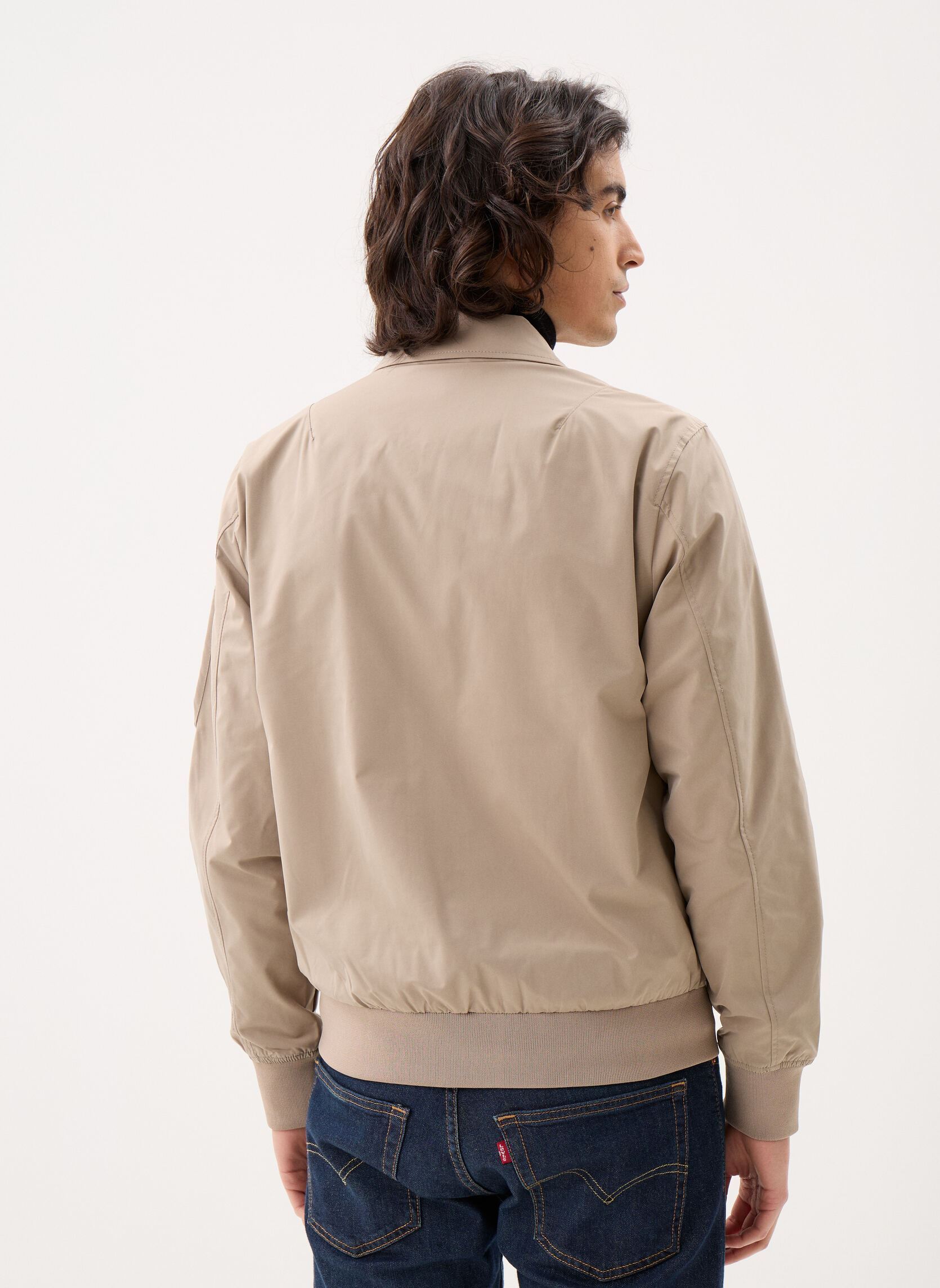 Bomberjacken Hawk Men herren beige Bombers Original Bomberjacken Hawk Men herren beige BEIGE