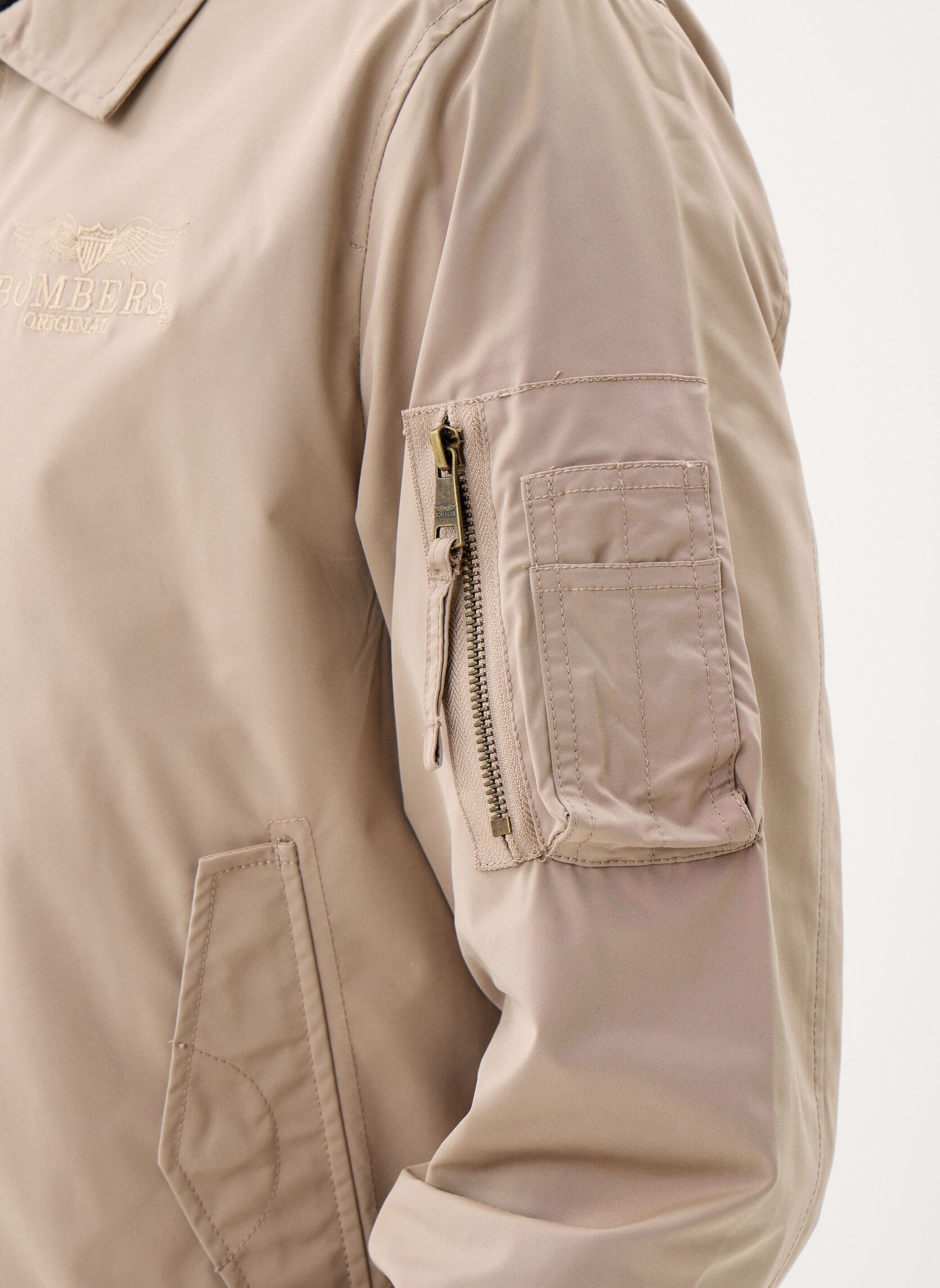 Bomberjacken Hawk Men herren beige Bombers Original Bomberjacken Hawk Men herren beige BEIGE