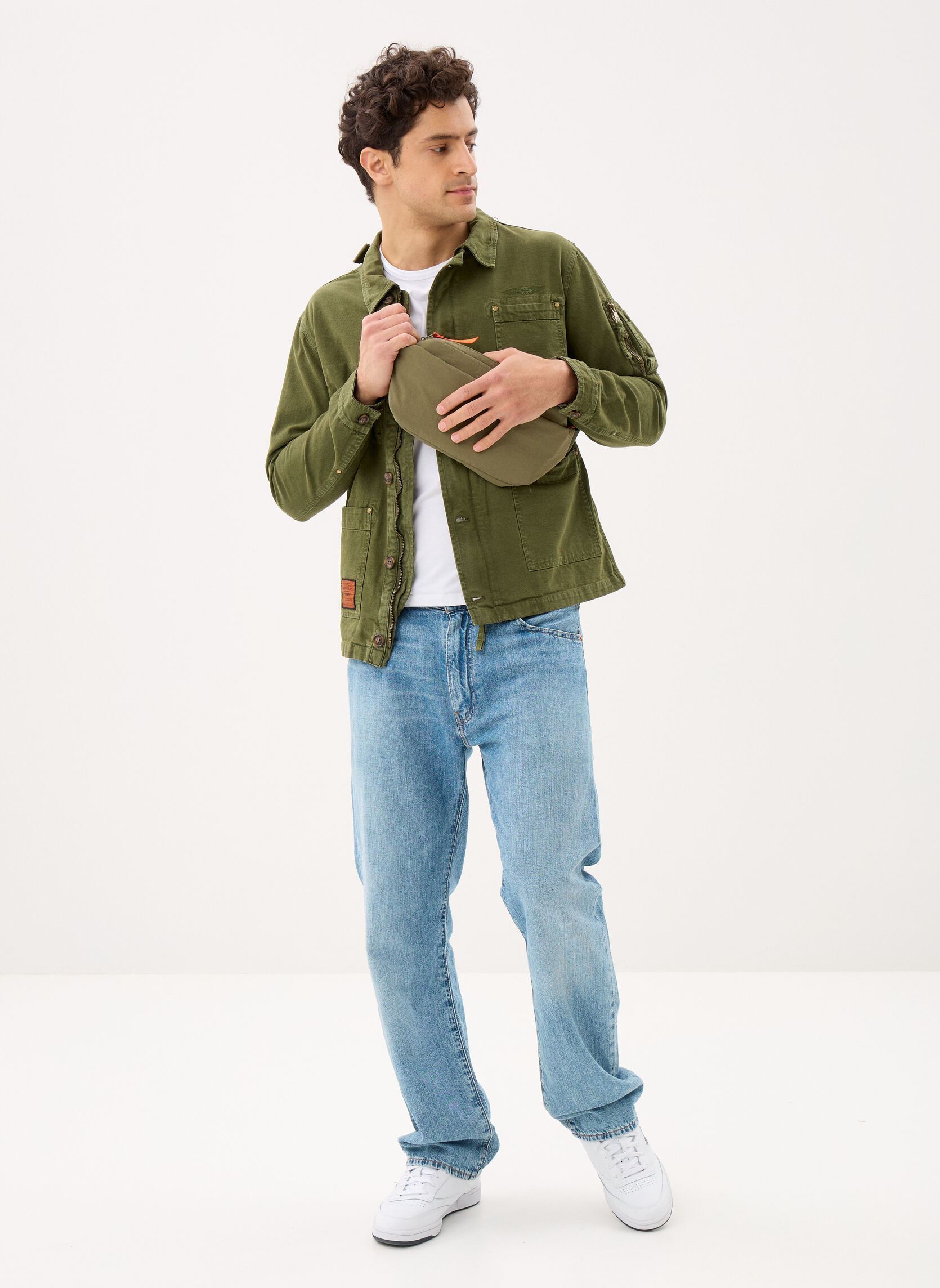 Blousons Davis Men homme vert Bombers Original Blousons Davis Men homme vert KAKI