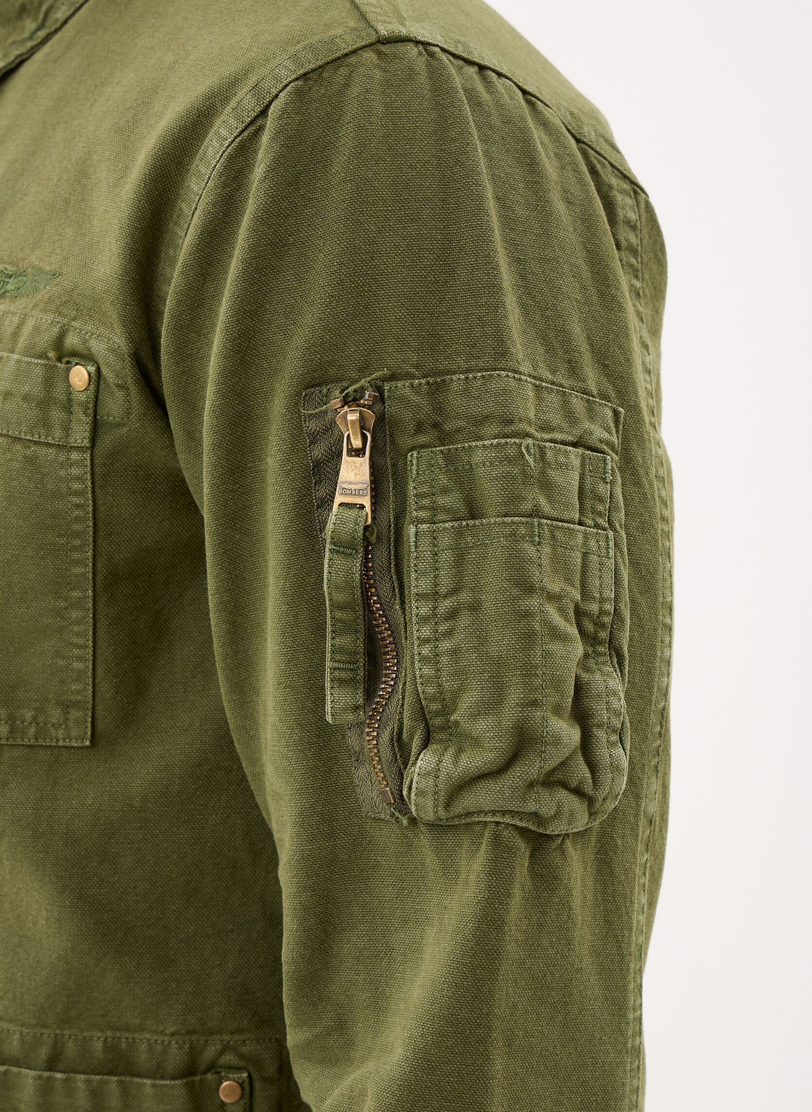 Blousons Davis Men homme vert Bombers Original Blousons Davis Men homme vert KAKI