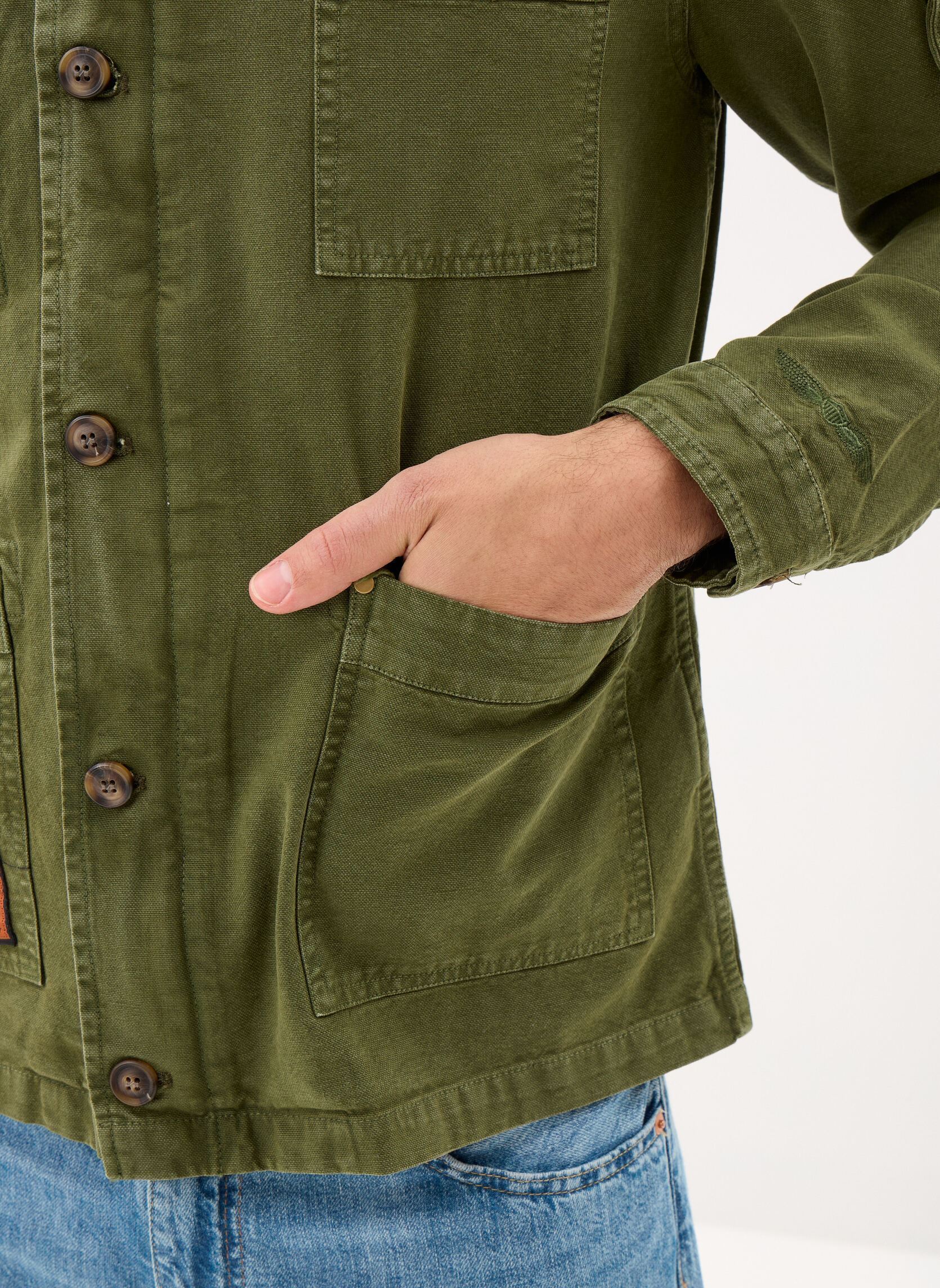 Blousons Davis Men homme vert Bombers Original Blousons Davis Men homme vert KAKI