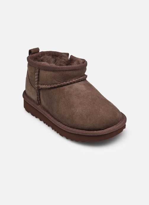 UGG Bottines T Classic Ultra Mini marron