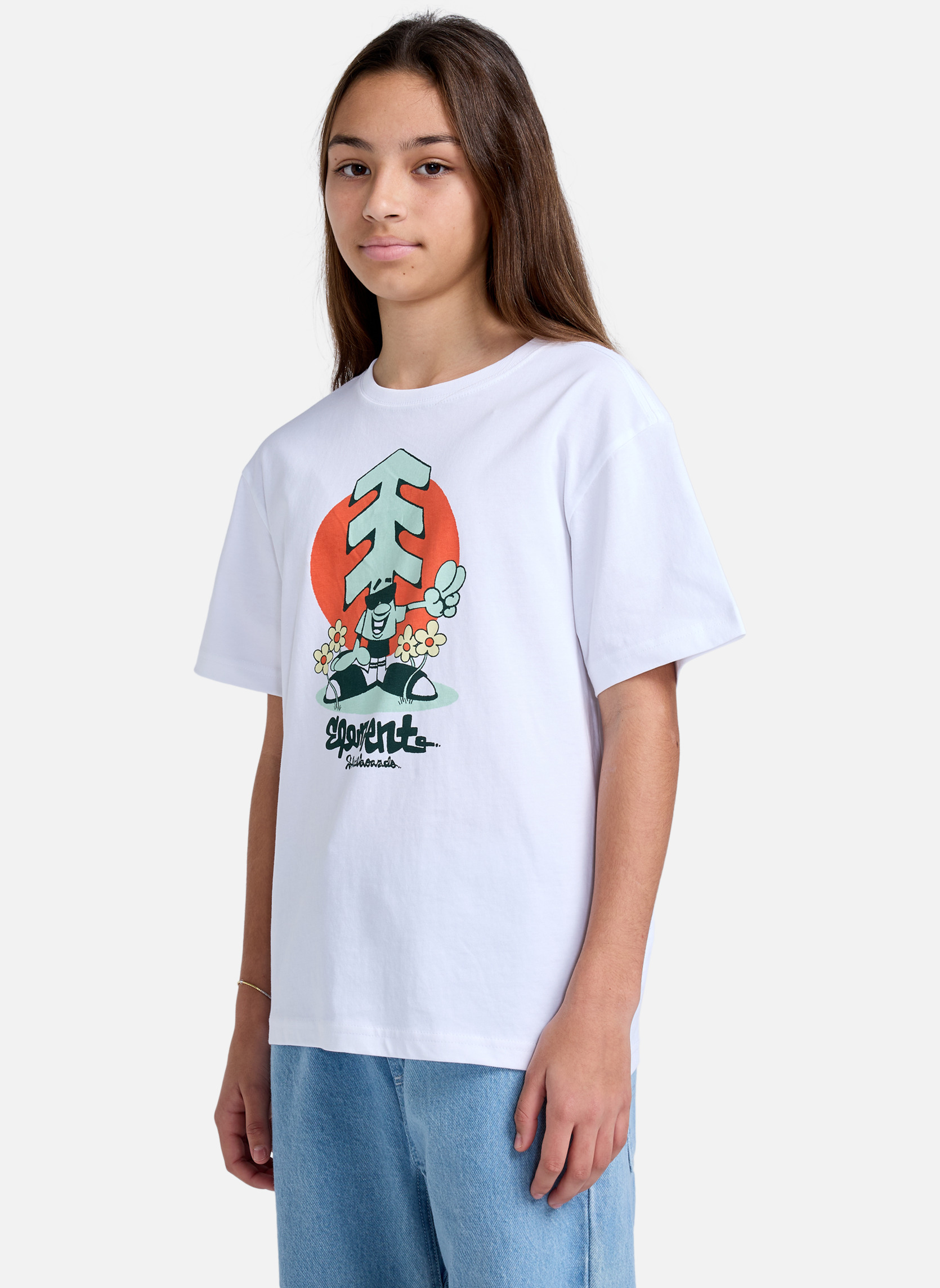 T-shirt Manches Courtes AMERICAN COLLEGE Pour Enfant - Coupe Mixte Garçon/fille - Coton De Qualité - Style Décontracté Et Intemporel