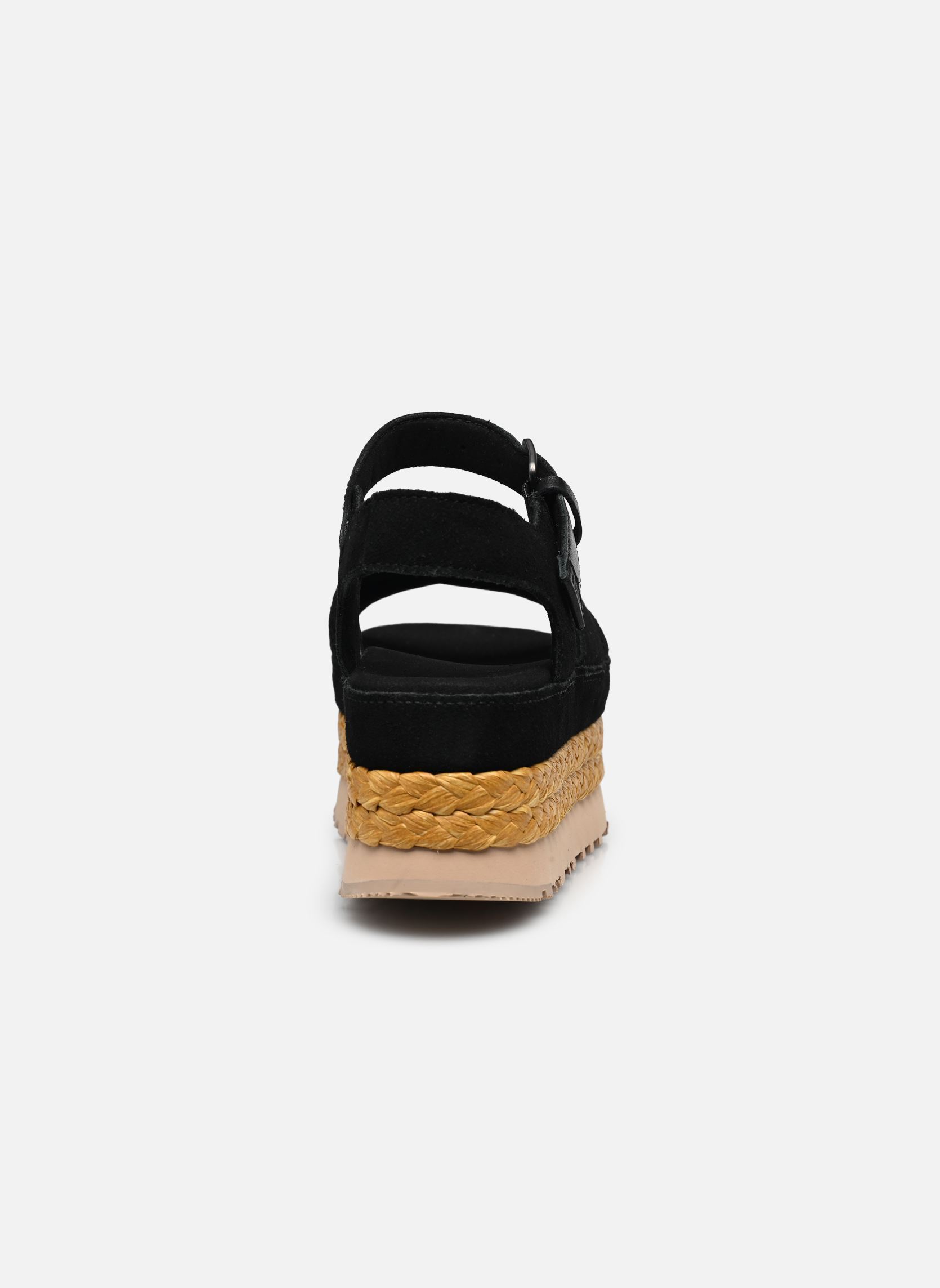Sandalen met sleehak en plateau W Aubrey Ankle Strap dames zwart UGG Sandalen met sleehak en plateau W Aubrey Ankle Strap dames zwart BLACK