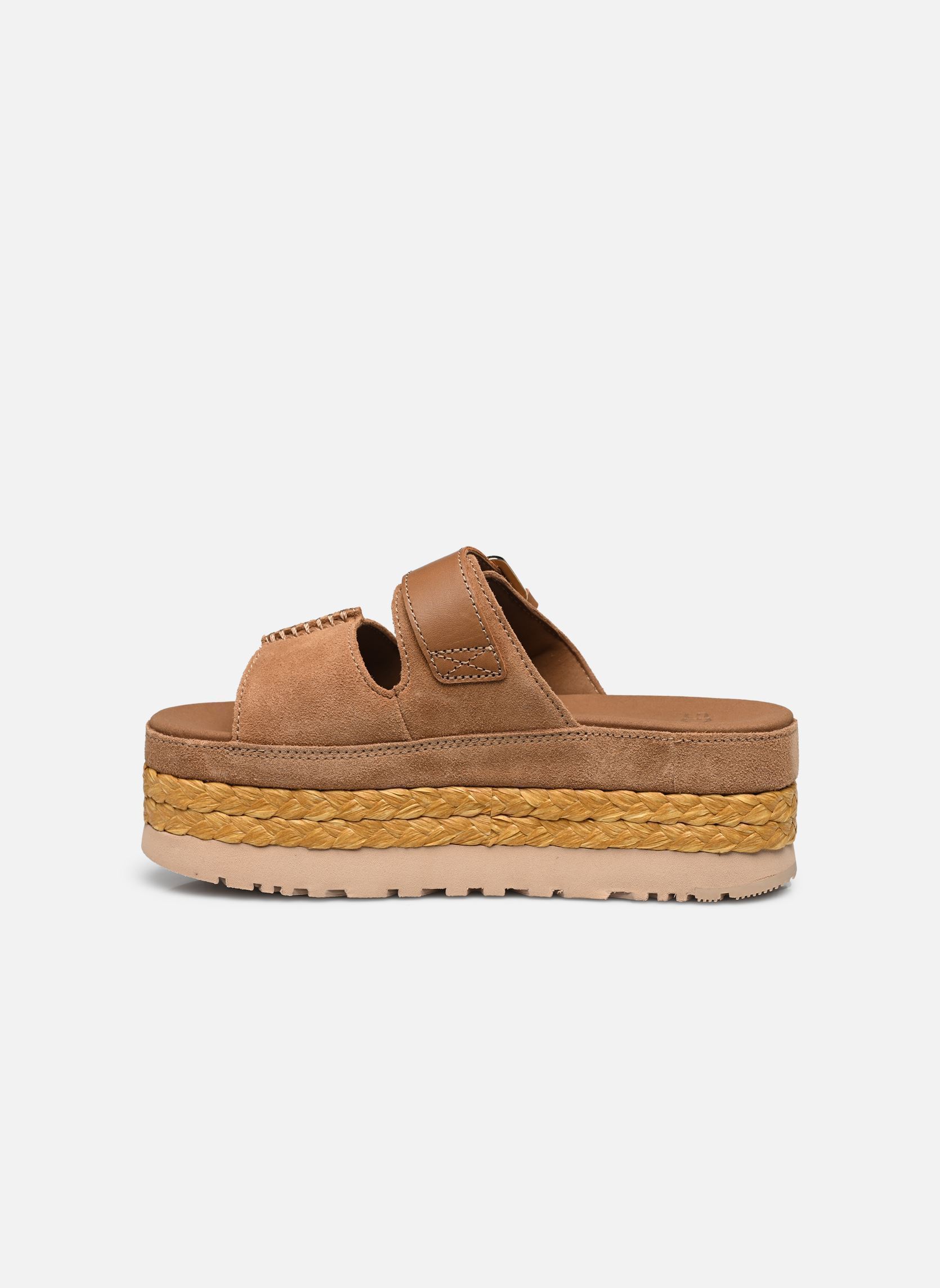 Sandalias y plataformas de cuña W Aubrey Slide mujer marrón UGG Sandalias y plataformas de cuña W Aubrey Slide mujer marrón CHESTNUT