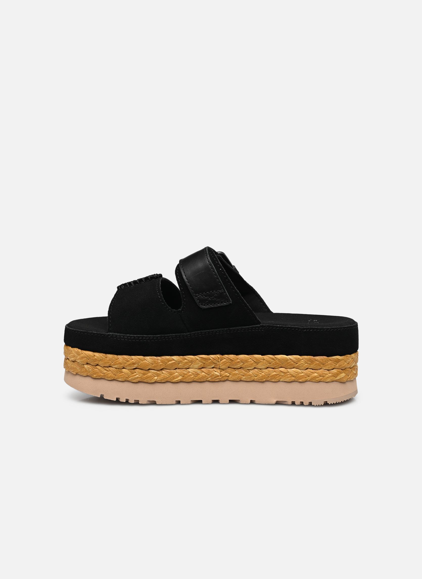 Sandales compensées et plateformes W Aubrey Slide femme noir UGG Sandales compensées et plateformes W Aubrey Slide femme noir BLACK