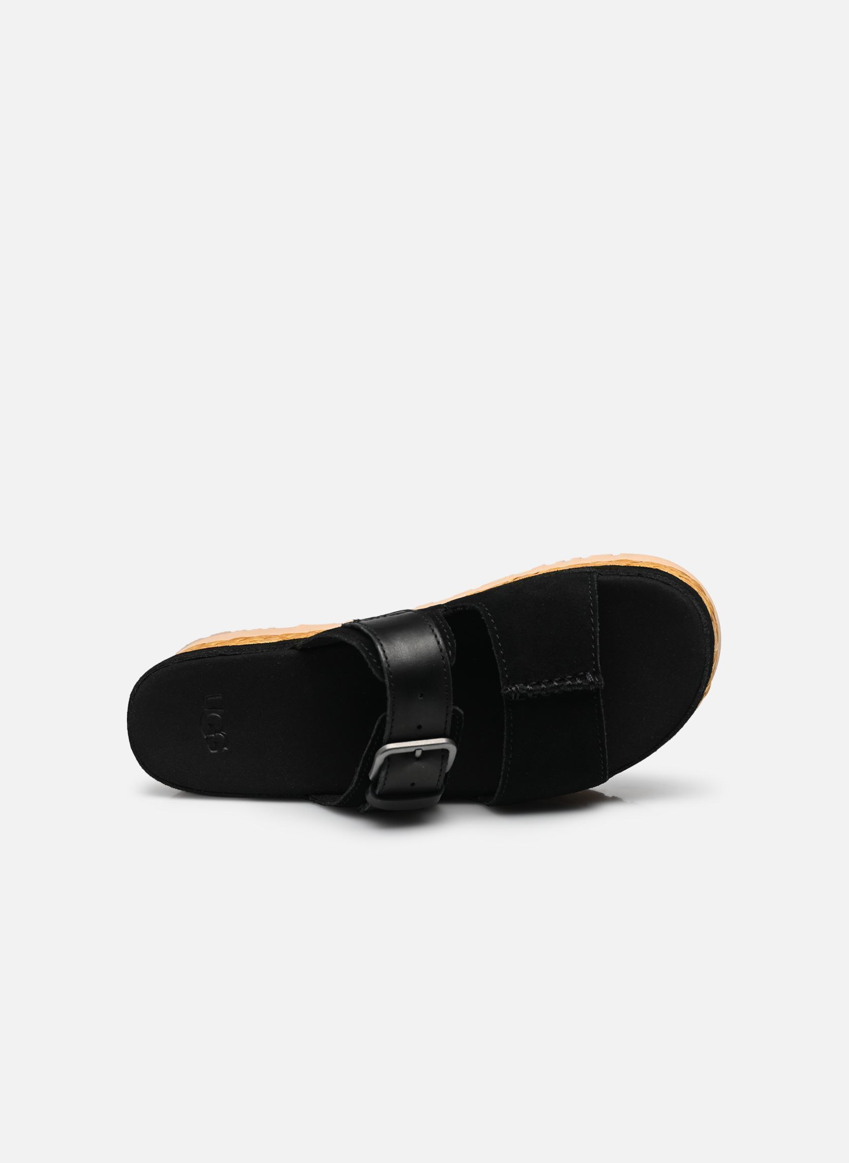 Sandales compensées et plateformes W Aubrey Slide femme noir UGG Sandales compensées et plateformes W Aubrey Slide femme noir BLACK