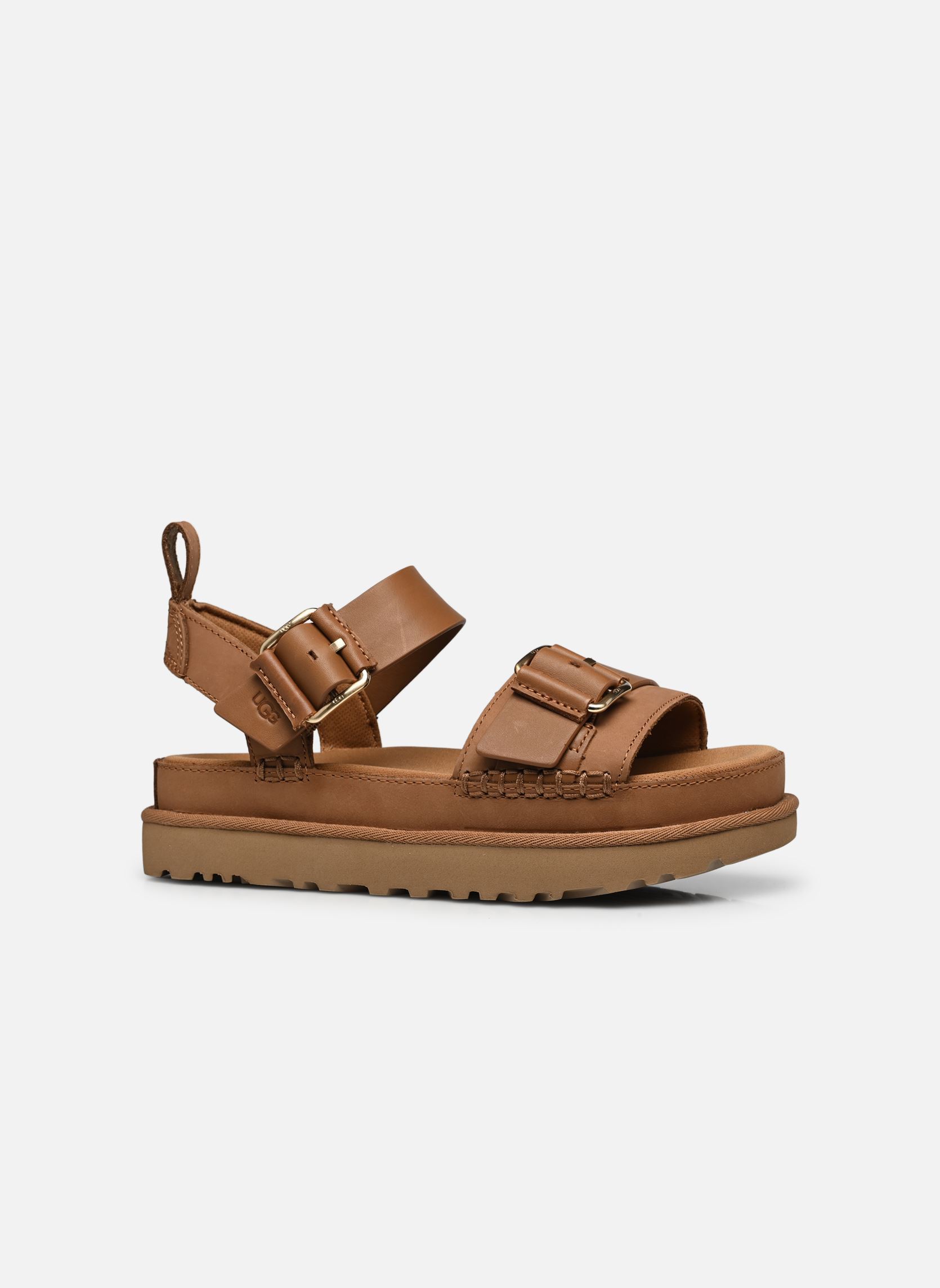 Sandali con zeppa e plateau W Goldenstar Villa donna marrone UGG Sandali con zeppa e plateau W Goldenstar Villa donna marrone CHESTNUT