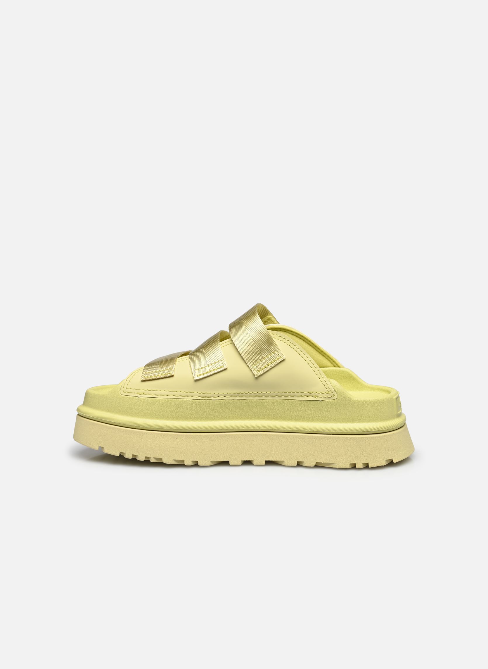 Sandales compensées et plateformes W GoldenGlow Slide femme vert UGG Sandales compensées et plateformes W GoldenGlow Slide femme vert GOLDEN APPLE