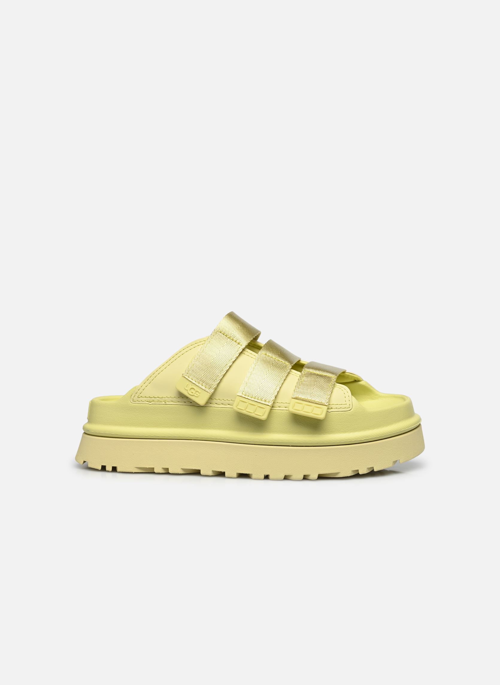 Sandales compensées et plateformes W GoldenGlow Slide femme vert UGG Sandales compensées et plateformes W GoldenGlow Slide femme vert GOLDEN APPLE