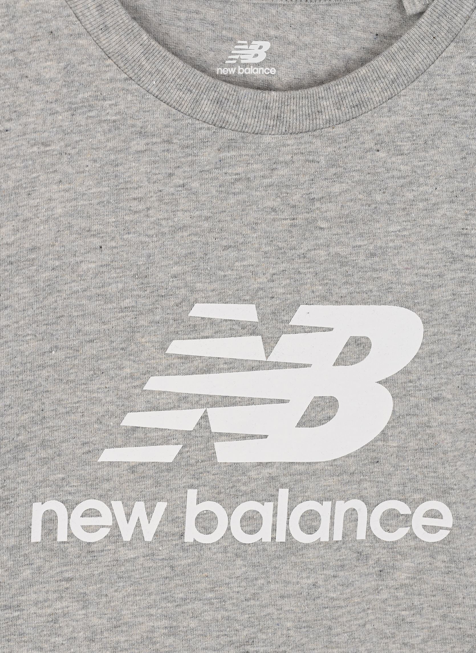 Tee-shirts manches courtes New Balance Jersey Stacked Logo Tee garçon gris New Balance Kids Tee-shirts manches courtes New Balance Jersey Stacked Logo Tee garçon gris ATHLETIC GREY HEATHER