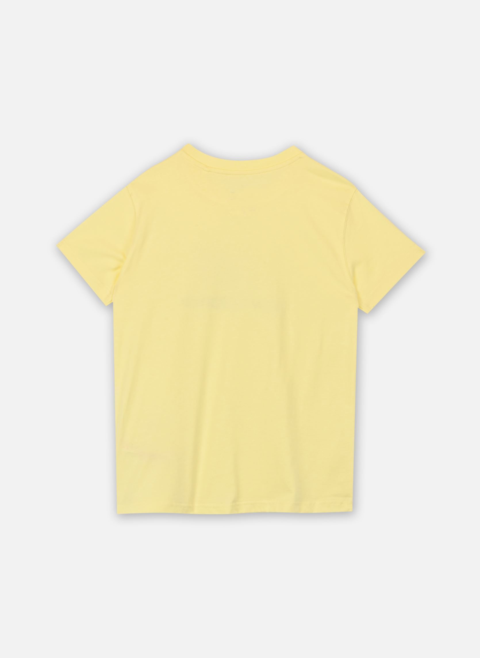 Tee-shirts manches courtes New Balance Jersey Stacked Logo Tee fille jaune New Balance Kids Tee-shirts manches courtes New Balance Jersey Stacked Logo Tee fille jaune PARCHMENT
