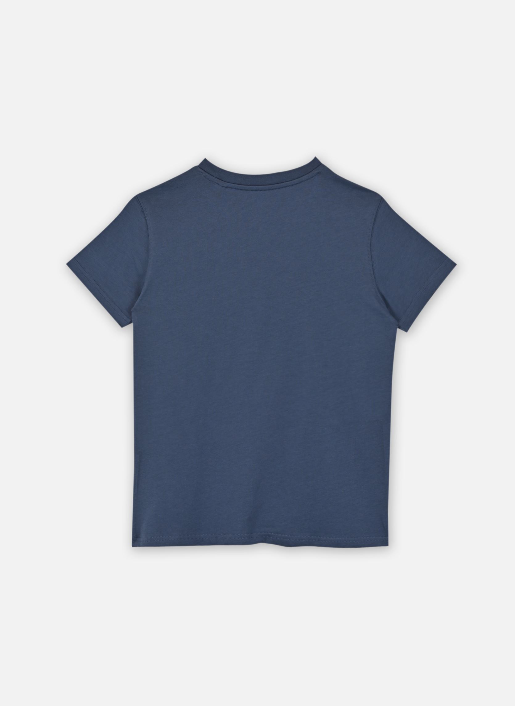Tee-shirts manches courtes New Balance Jersey Stacked Logo Tee fille bleu New Balance Kids Tee-shirts manches courtes New Balance Jersey Stacked Logo Tee fille bleu VINTAGE INDIGO