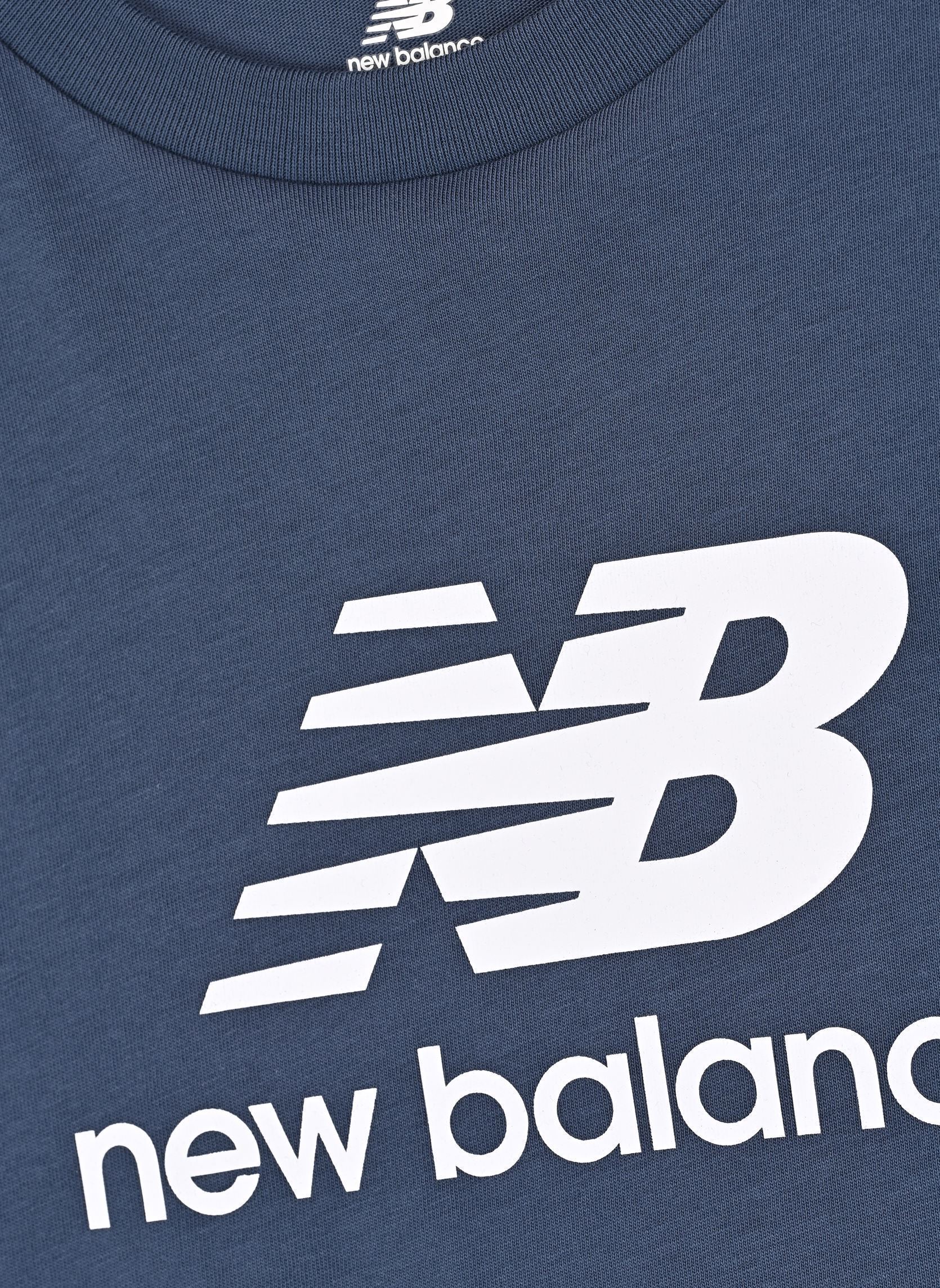Tee-shirts manches courtes New Balance Jersey Stacked Logo Tee fille bleu New Balance Kids Tee-shirts manches courtes New Balance Jersey Stacked Logo Tee fille bleu VINTAGE INDIGO