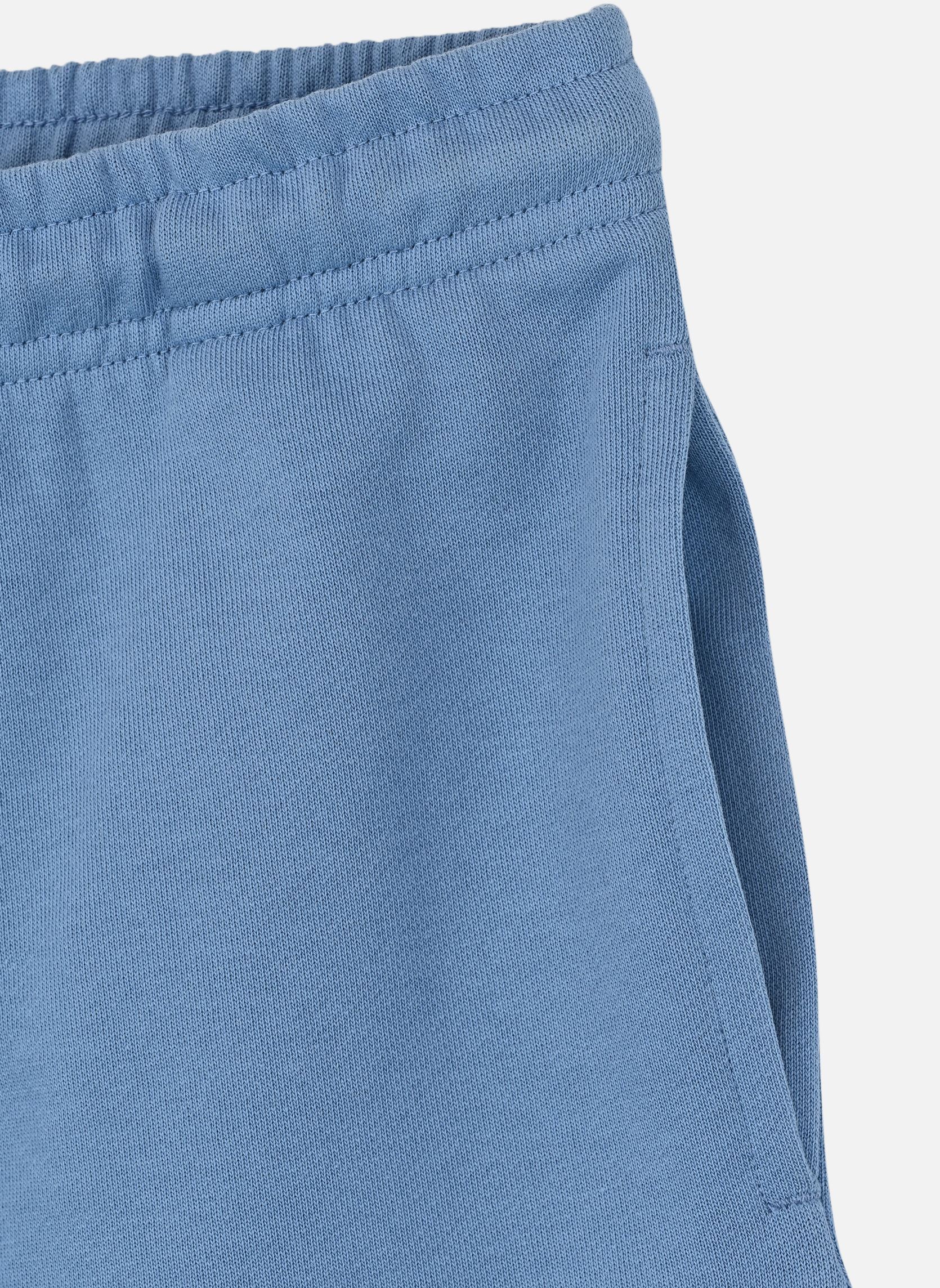 Abbigliamento sportivo New Balance French Terry Stacked Logo Sh bambino blu New Balance Kids Abbigliamento sportivo New Balance French Terry Stacked Logo Sh bambino blu BLUE LAGUNA