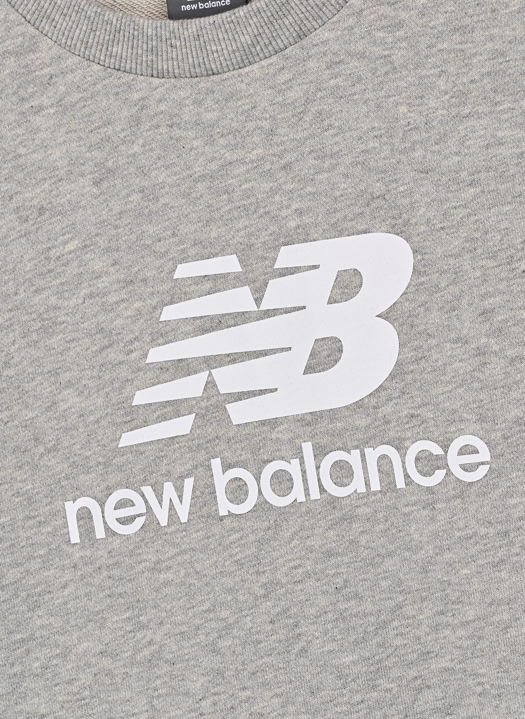 Sweats zippés New Balance French Terry Stacked Logo Cr garçon gris New Balance Kids Sweats zippés New Balance French Terry Stacked Logo Cr garçon gris ATHLETIC GREY HEATHER