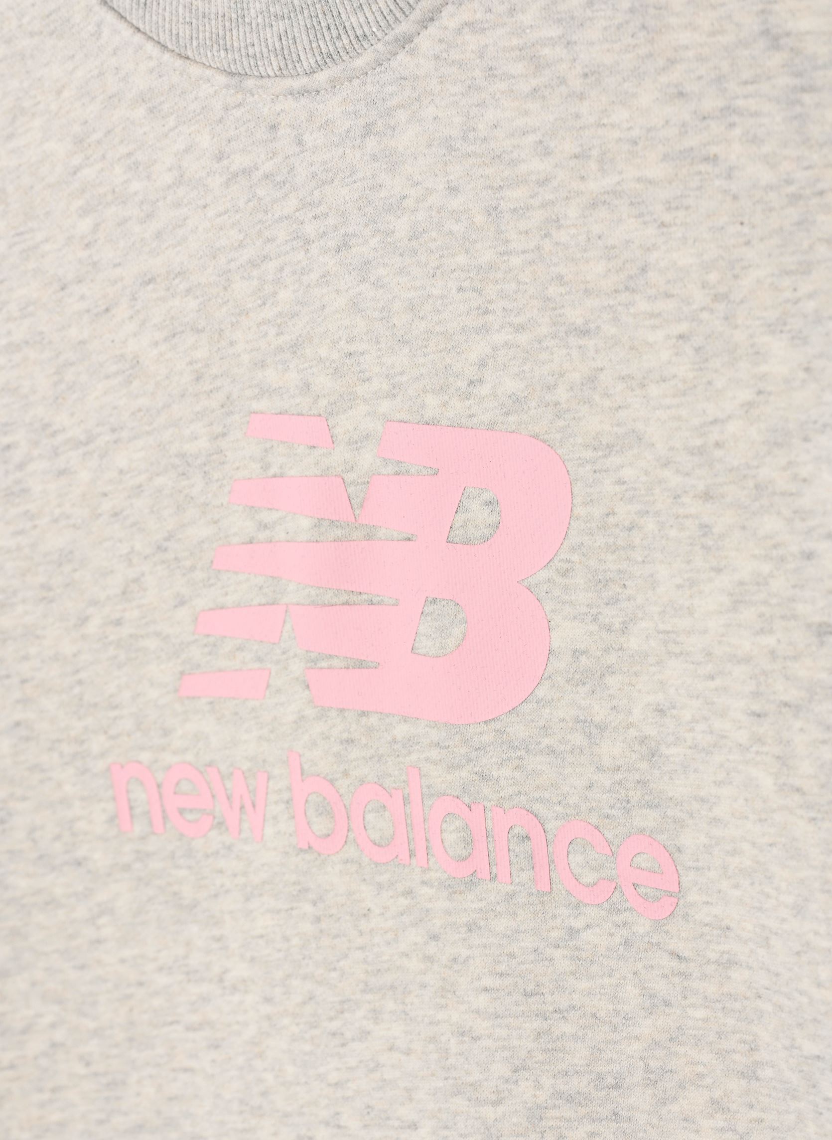 Sweats zippés New Balance French Terry Stacked Logo Cr fille gris New Balance Kids Sweats zippés New Balance French Terry Stacked Logo Cr fille gris ASH HEATHER