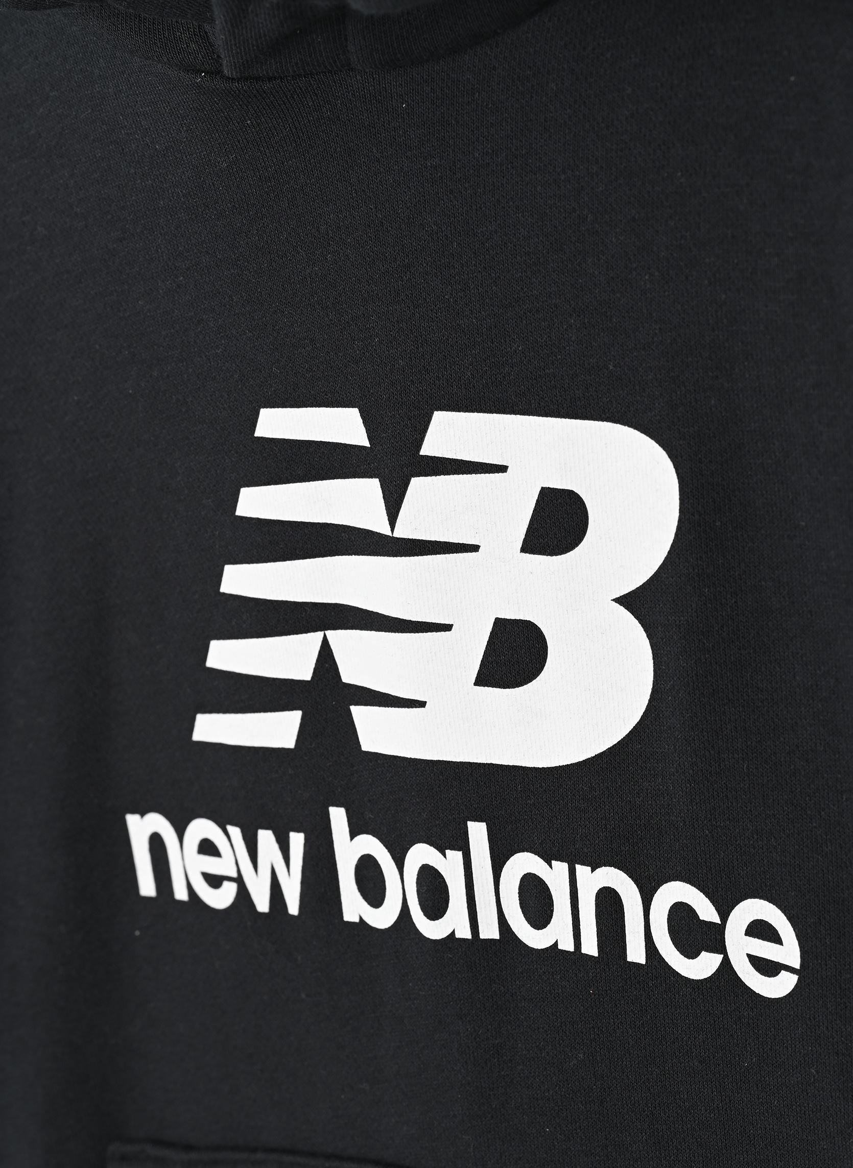 Sweats à capuche New Balance French Terry Stacked Logo Ho fille noir New Balance Kids Sweats à capuche New Balance French Terry Stacked Logo Ho fille noir NB CAVIAR