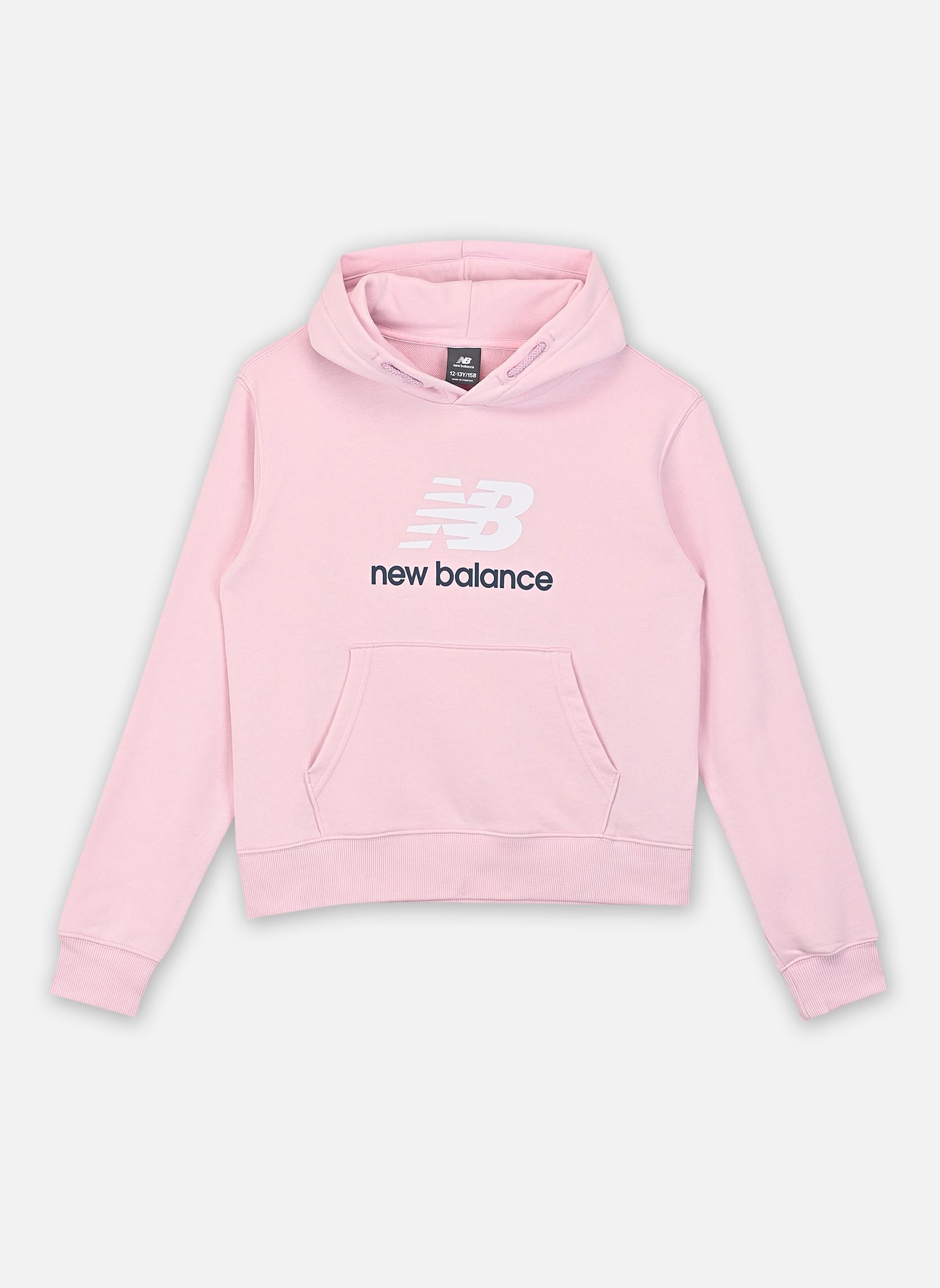 Vêtements New Balance Kids New Balance French Terry Stacked Logo Hoodie pour Accessoires - vue 2