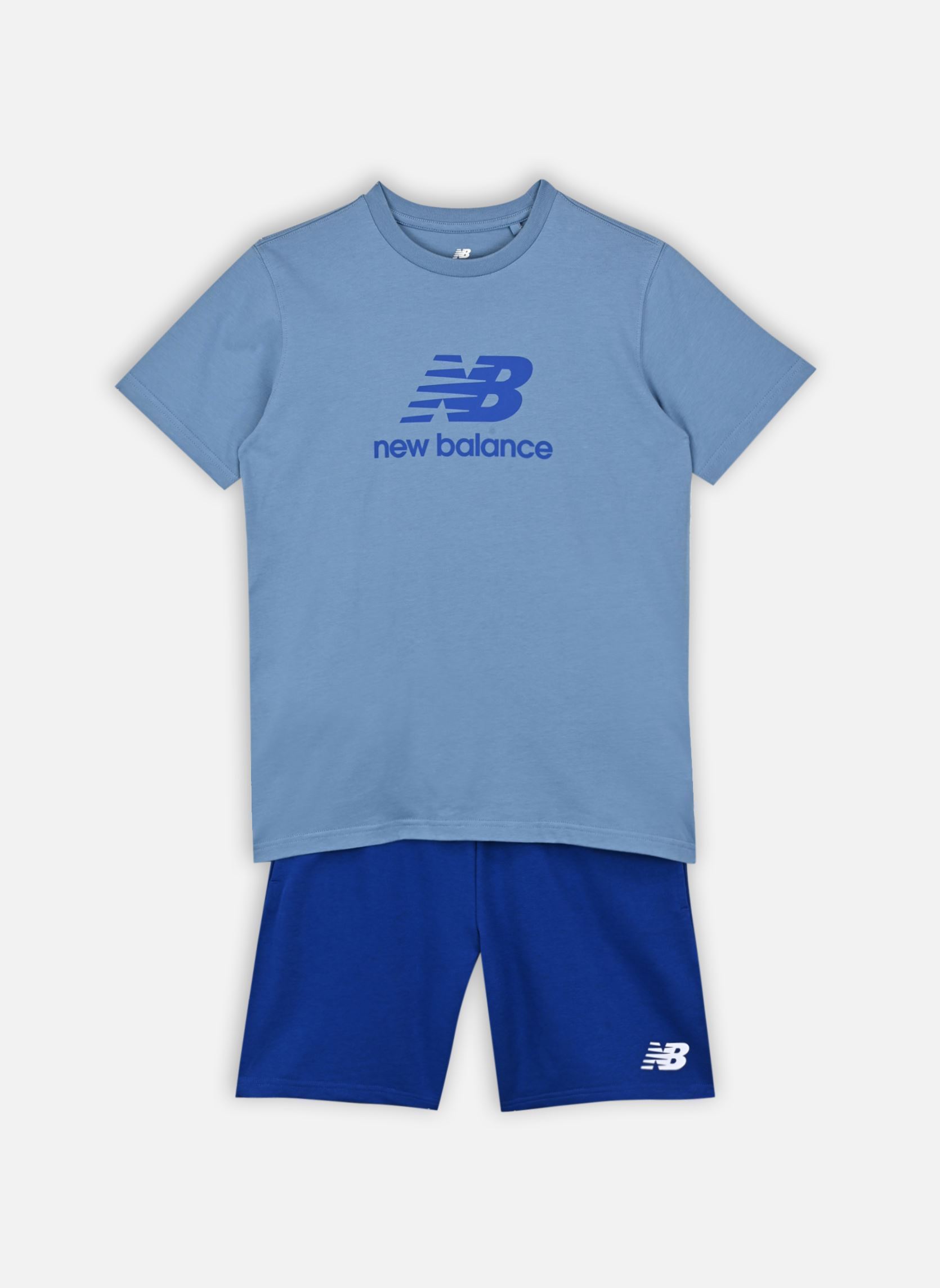 Vêtements New Balance Kids New Balance Stacked Logo Tee & LB Short Set pour Accessoires - vue 4