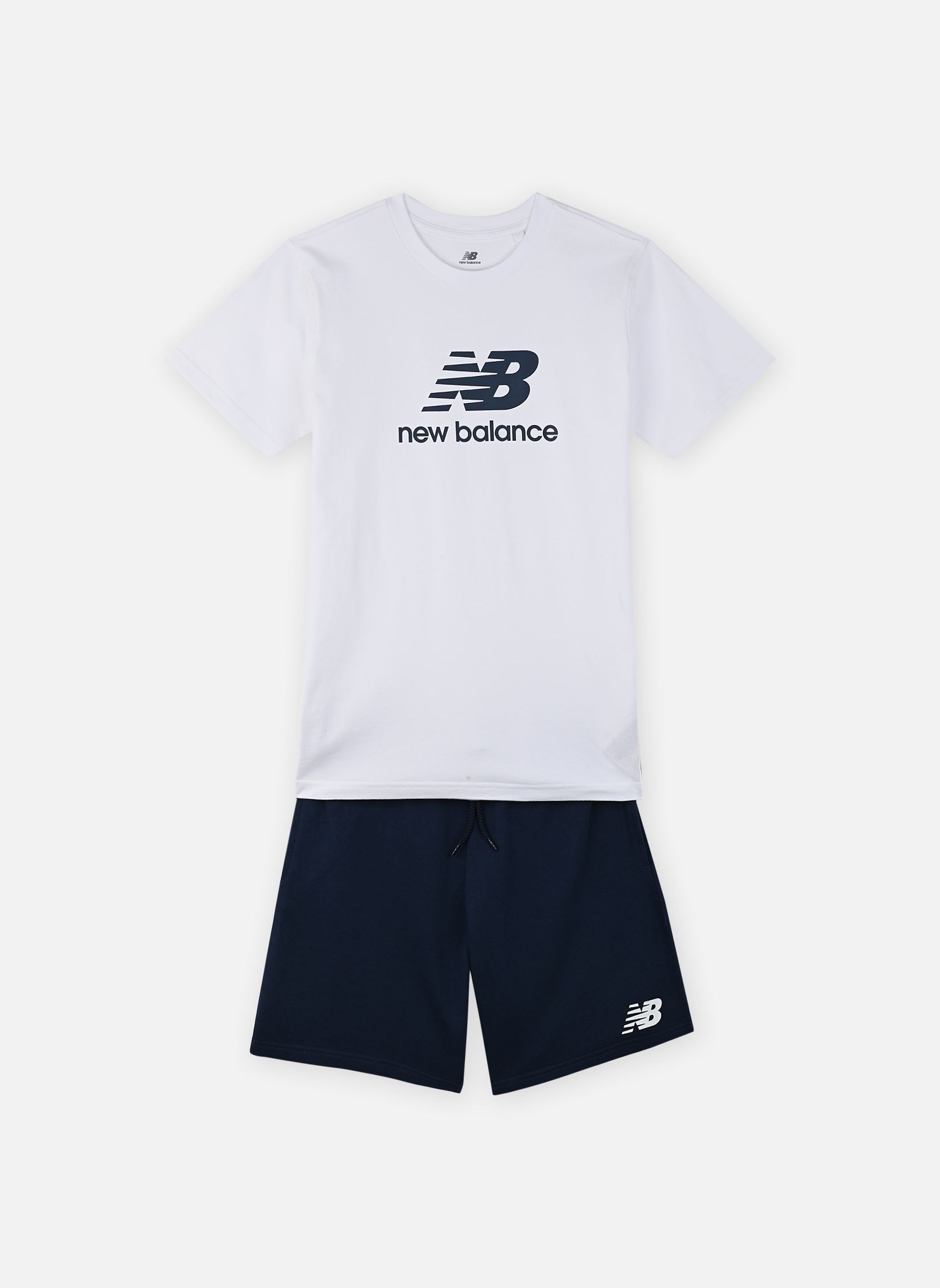 Vêtements New Balance Kids New Balance Stacked Logo Tee & LB Short Set pour Accessoires - vue 3