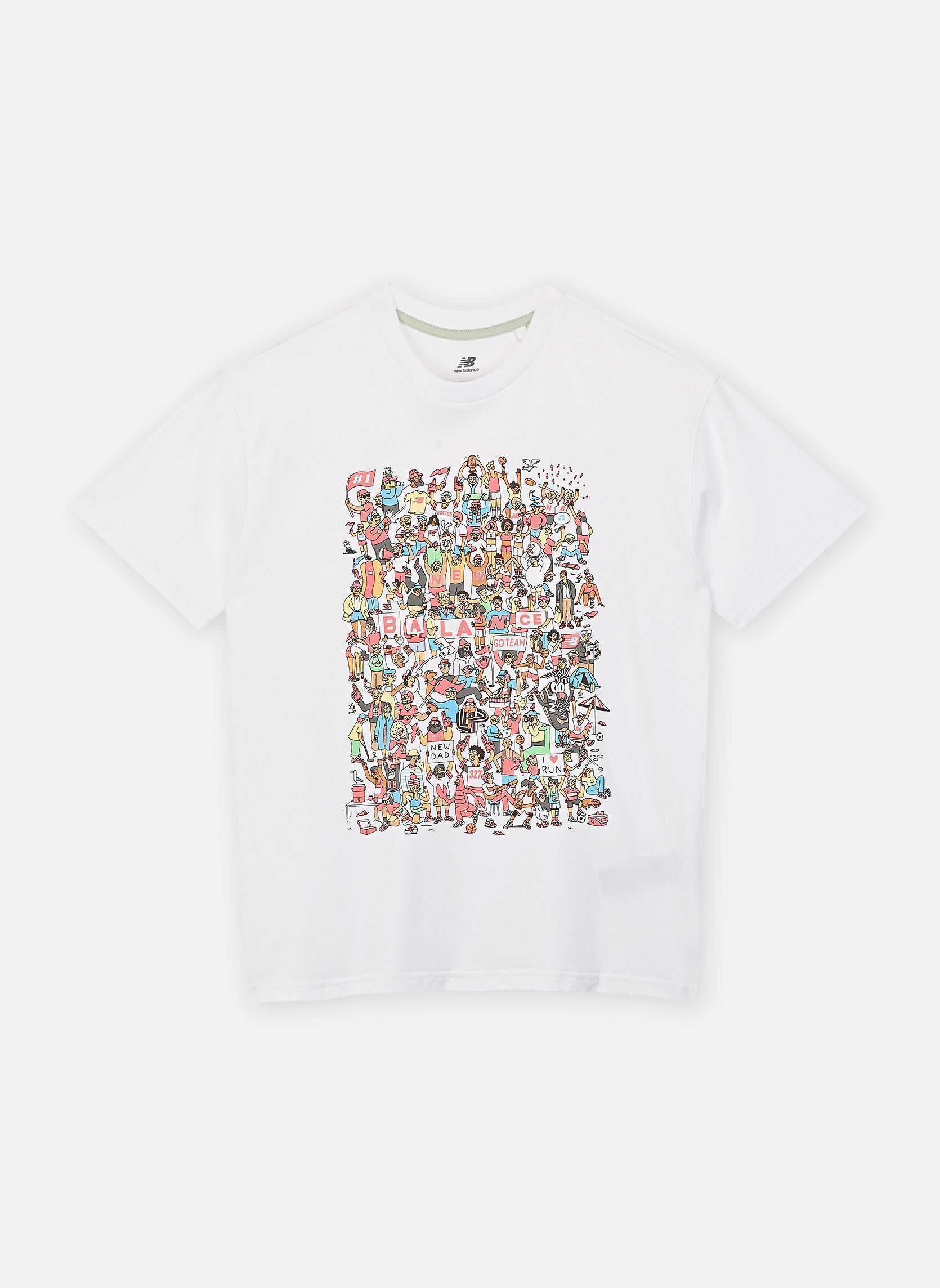 Vêtements New Balance Kids NB Crowd Graphic Tee pour Accessoires