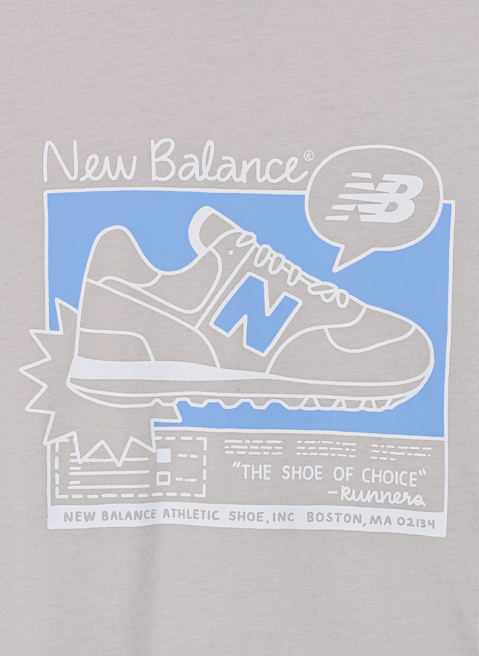 Tee-shirts manches courtes NB Sneaker Poster Graphic Tee garçon gris New Balance Kids Tee-shirts manches courtes NB Sneaker Poster Graphic Tee garçon gris GREY MATTER