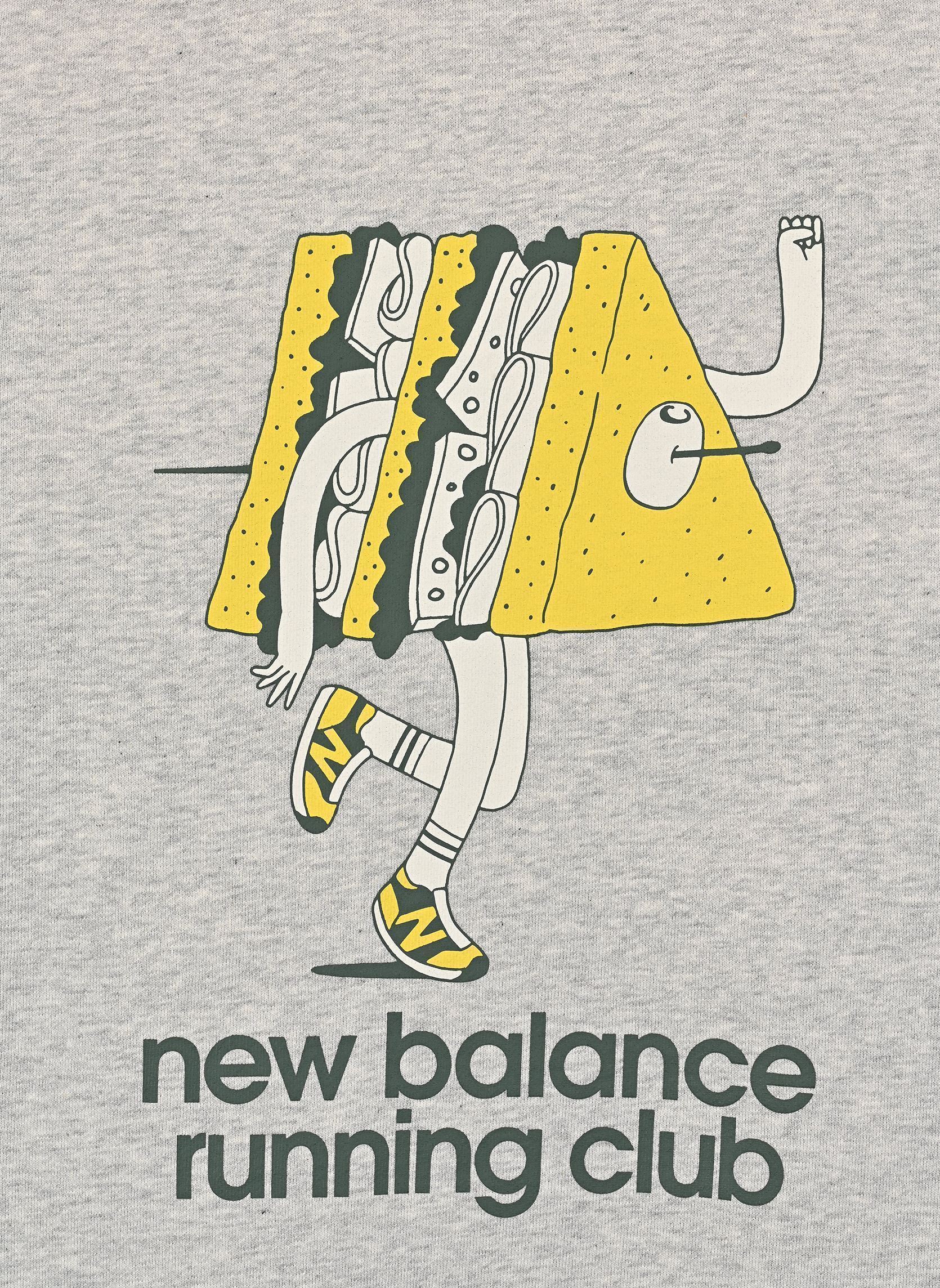 Sweats zippés NB Running Club Cartoon Graphic FT Crew garçon gris New Balance Kids Sweats zippés NB Running Club Cartoon Graphic FT Crew garçon gris ASH HEATHER