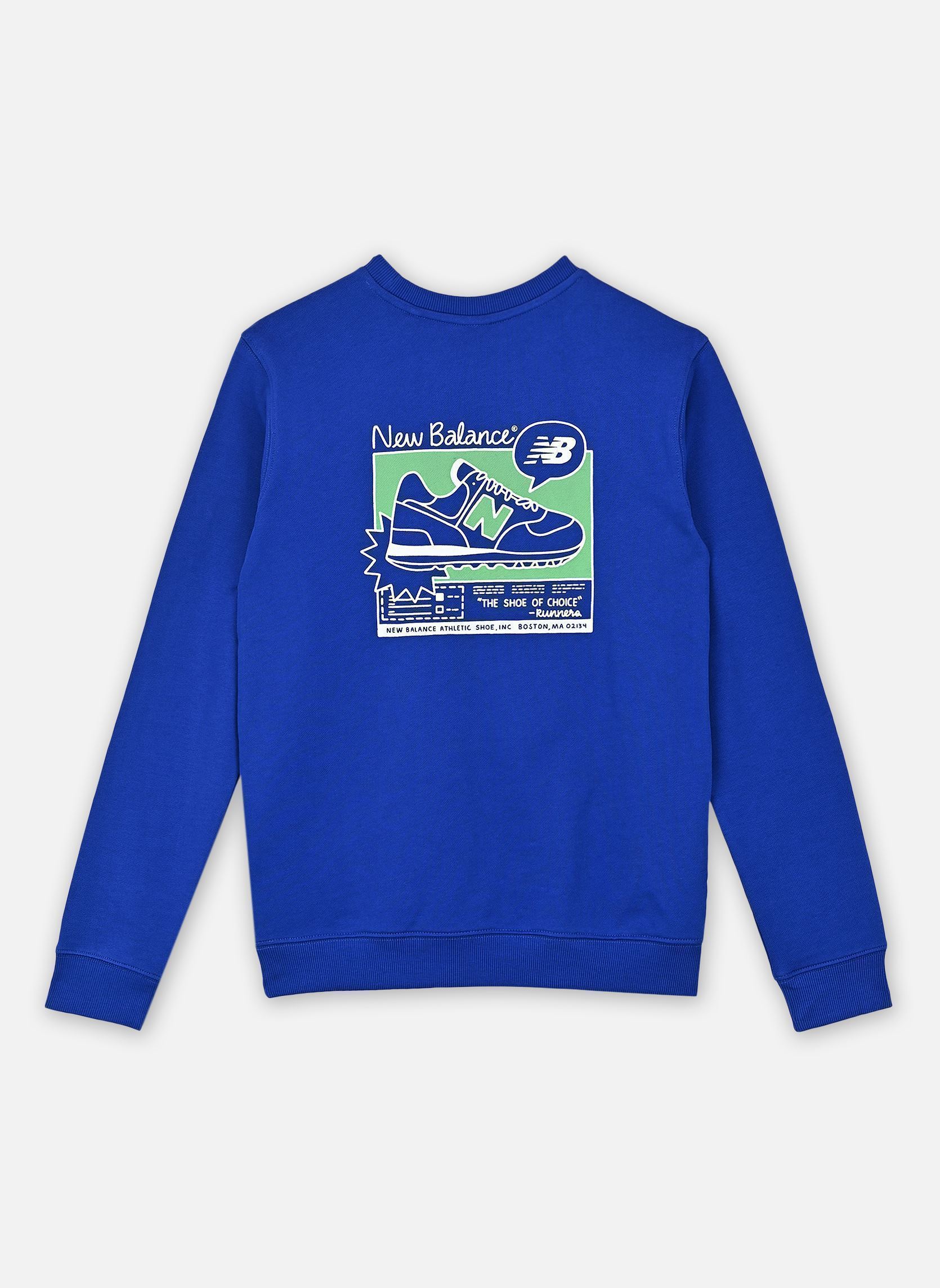 Vêtements New Balance Kids NB Sneaker Poster Graphic FT Crew pour Accessoires