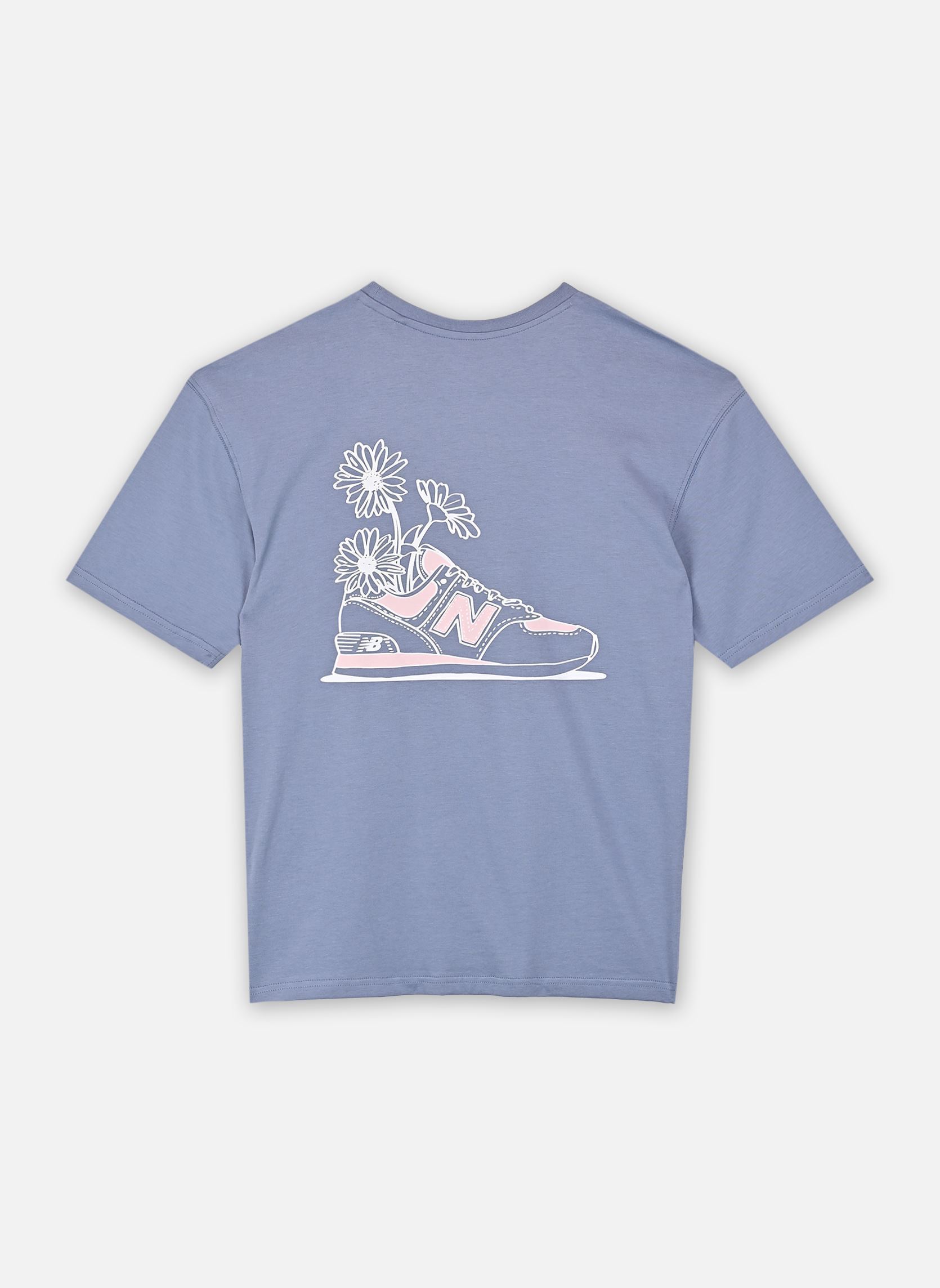 Tee-shirts manches courtes NB Floral Sneaker Back Graphics Tee fille bleu New Balance Kids Tee-shirts manches courtes NB Floral Sneaker Back Graphics Tee fille bleu DUSK SHOWER