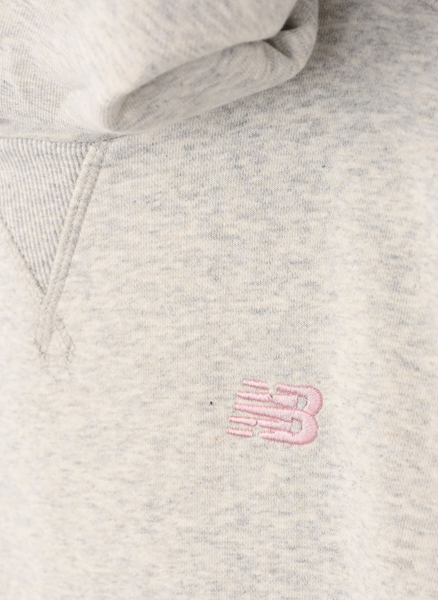 Sweats à capuche New Balance French Terry Small Logo Hood fille gris New Balance Kids Sweats à capuche New Balance French Terry Small Logo Hood fille gris ASH HEATHER